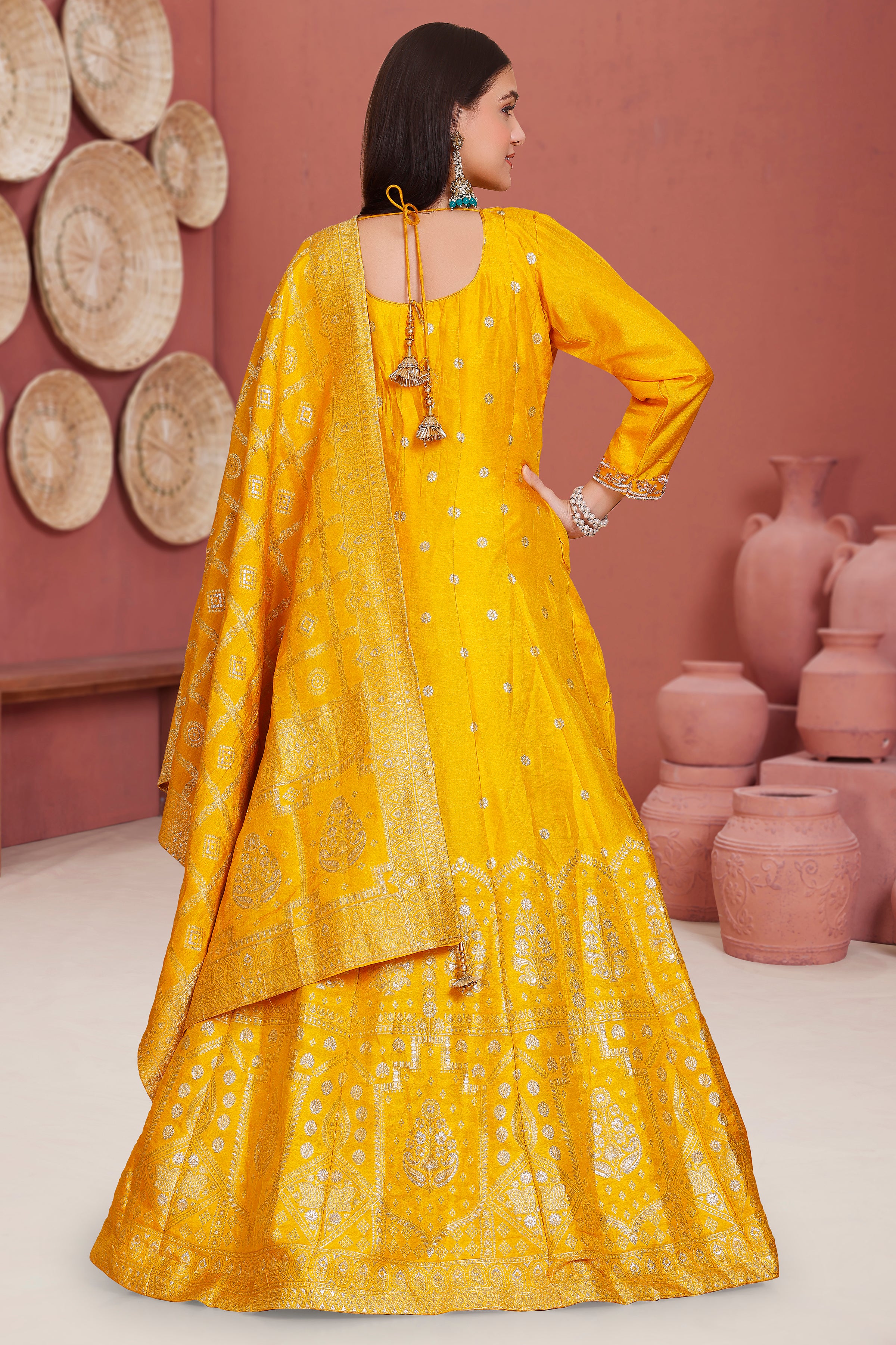 Misha Gown With Dupatta - Roop Darshan