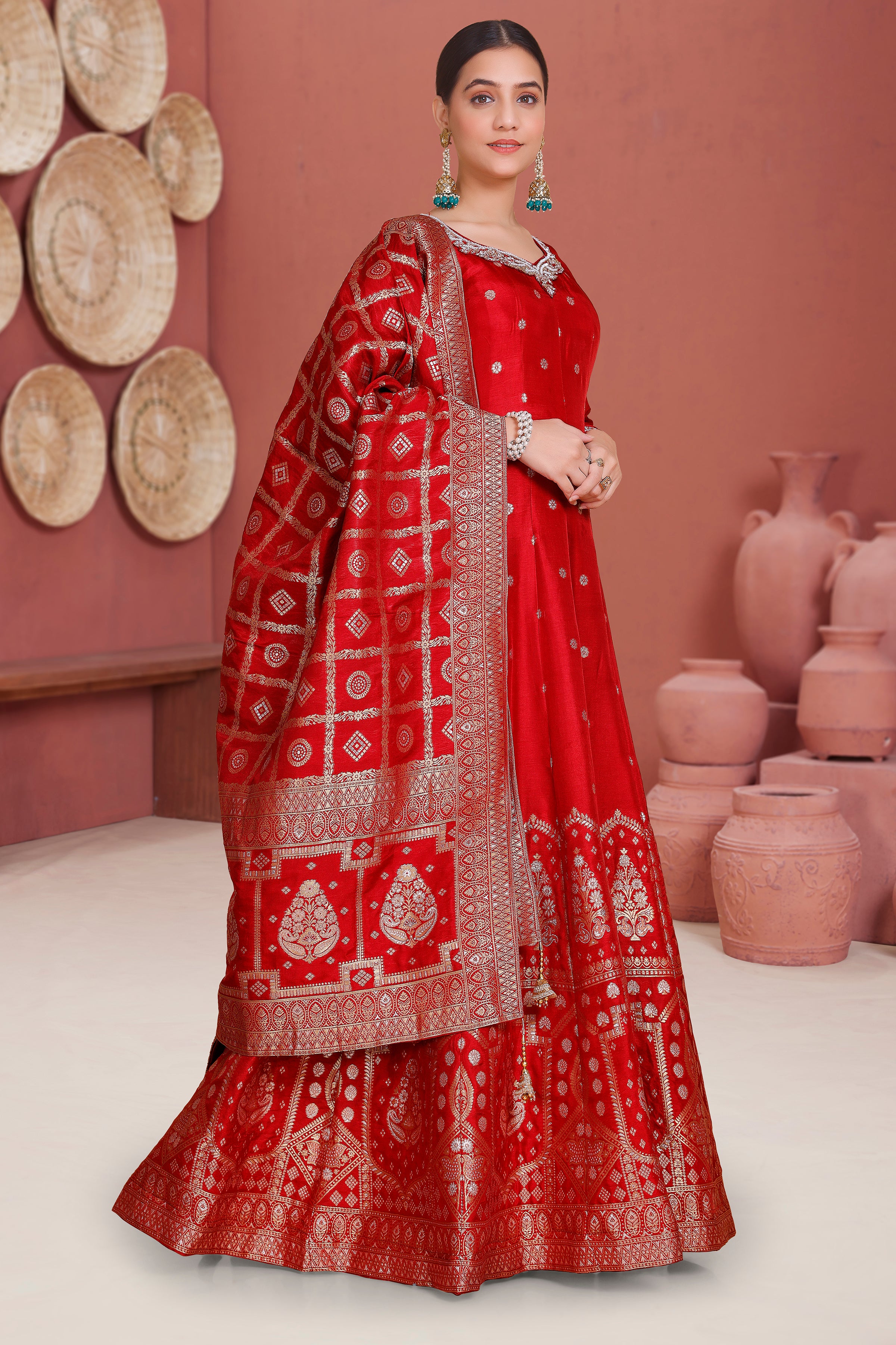 Misha Gown With Dupatta - Roop Darshan