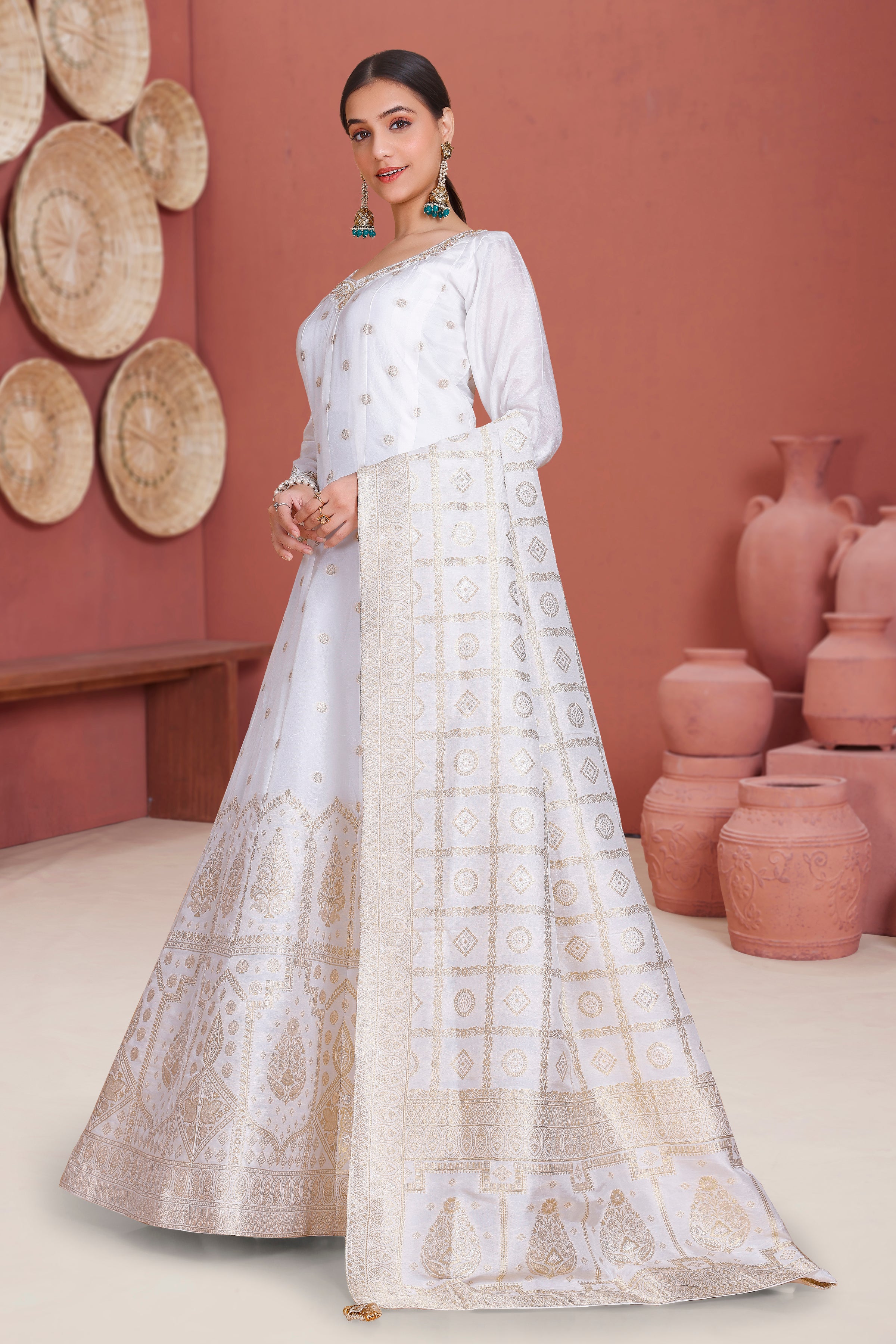 Misha Gown With Dupatta - Roop Darshan