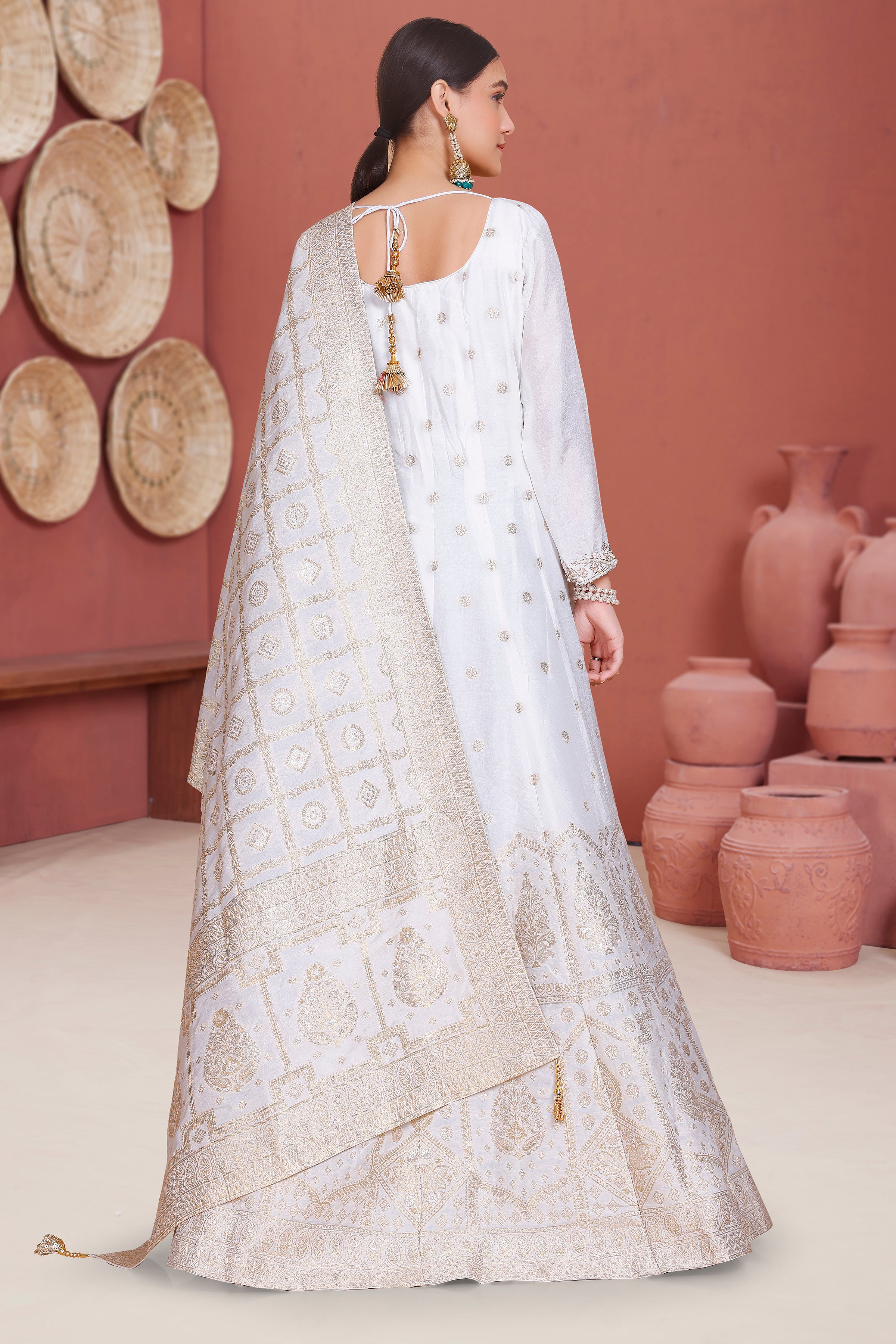 Misha Gown With Dupatta - Roop Darshan