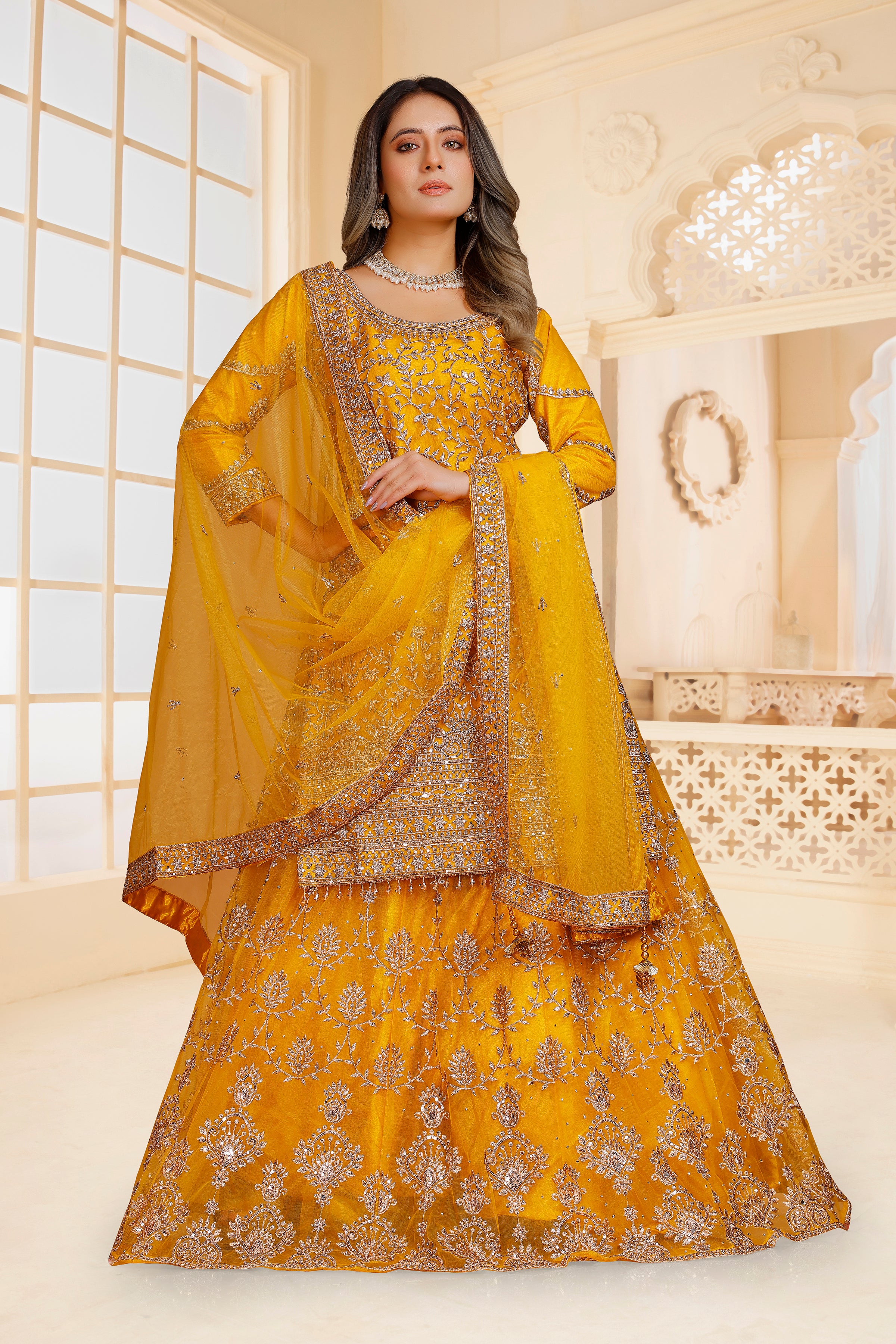 Sarina Long Top Lehenga - Roop Darshan
