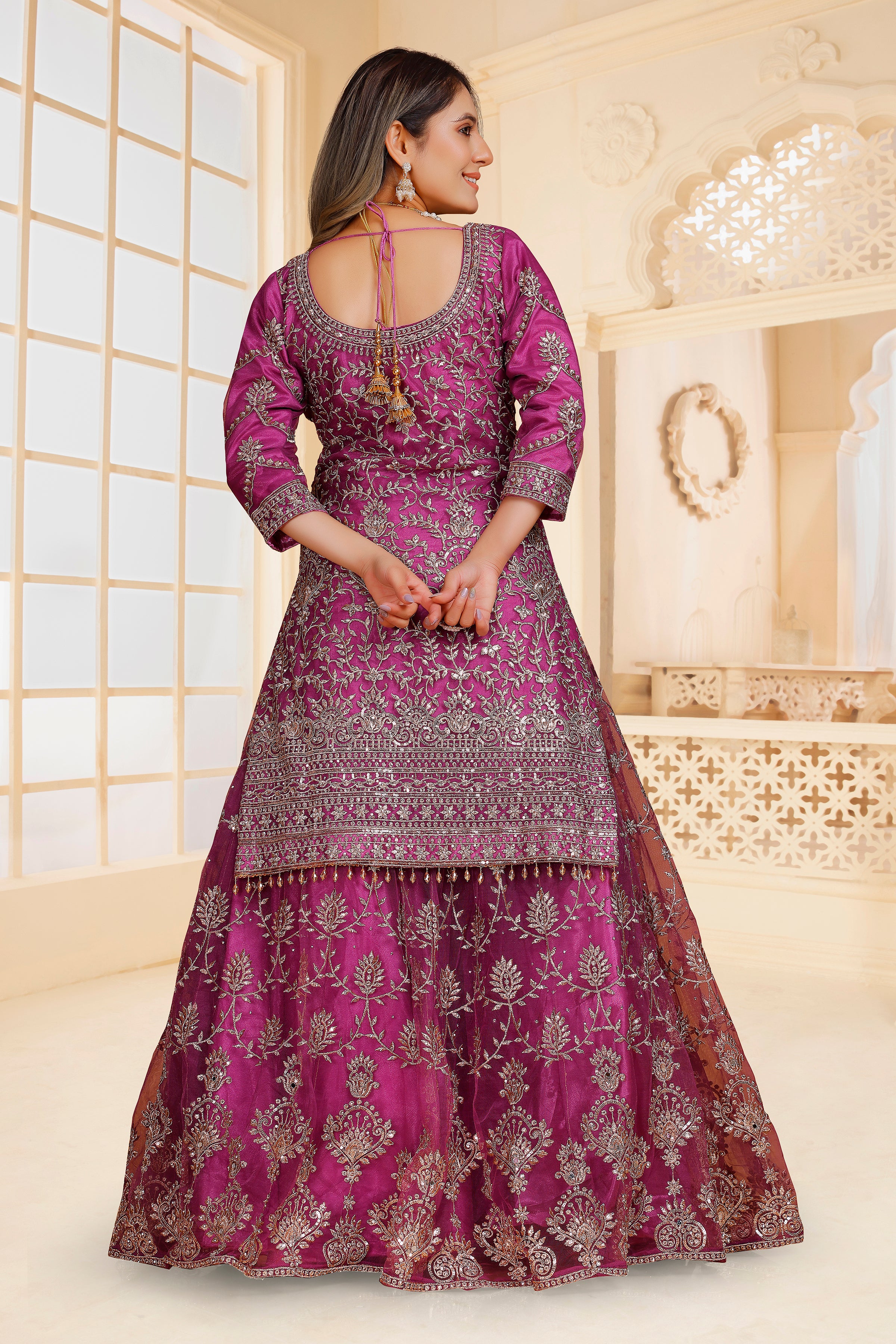 Sarina Long Top Lehenga - Roop Darshan