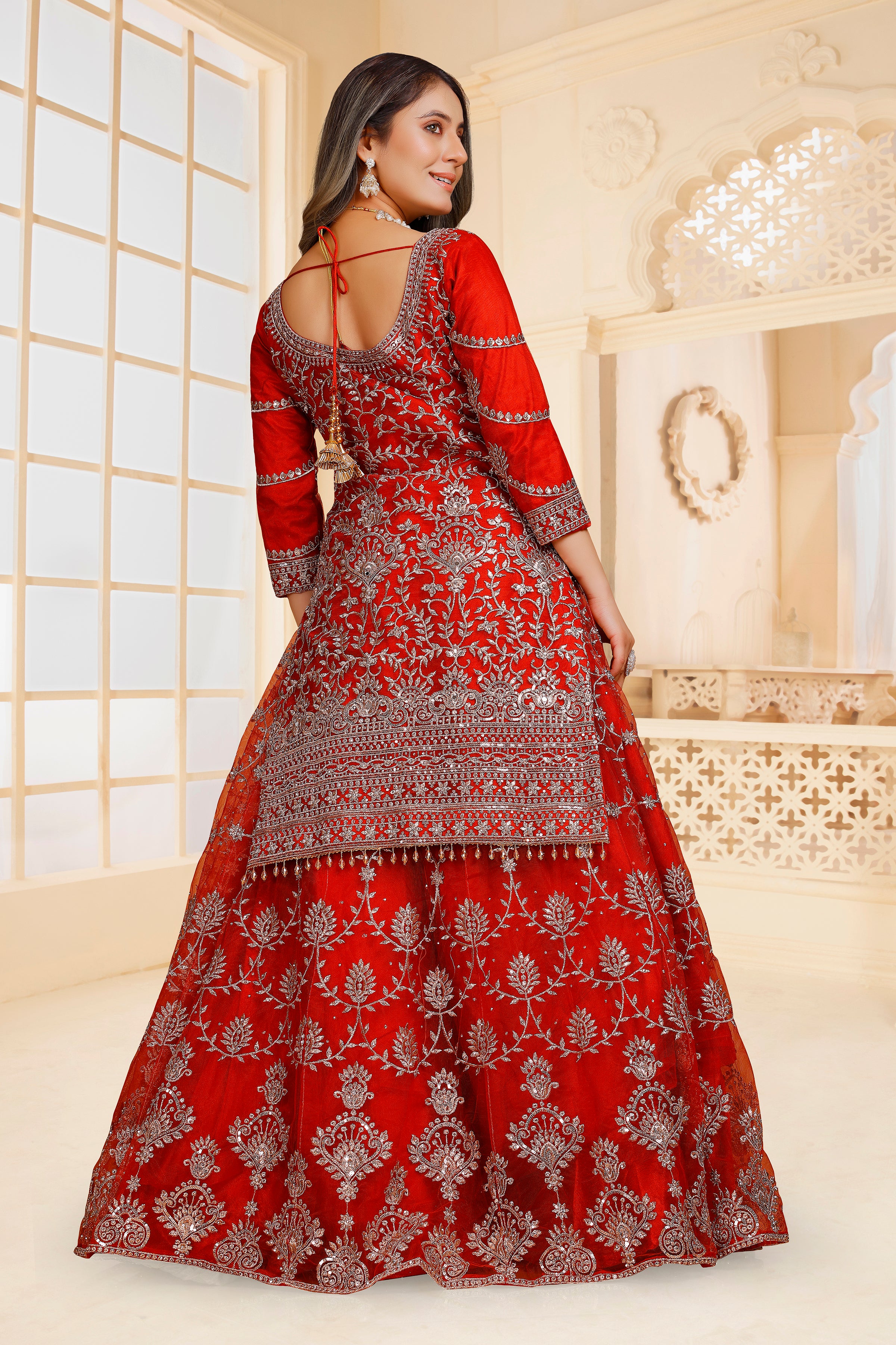 Sarina Long Top Lehenga - Roop Darshan