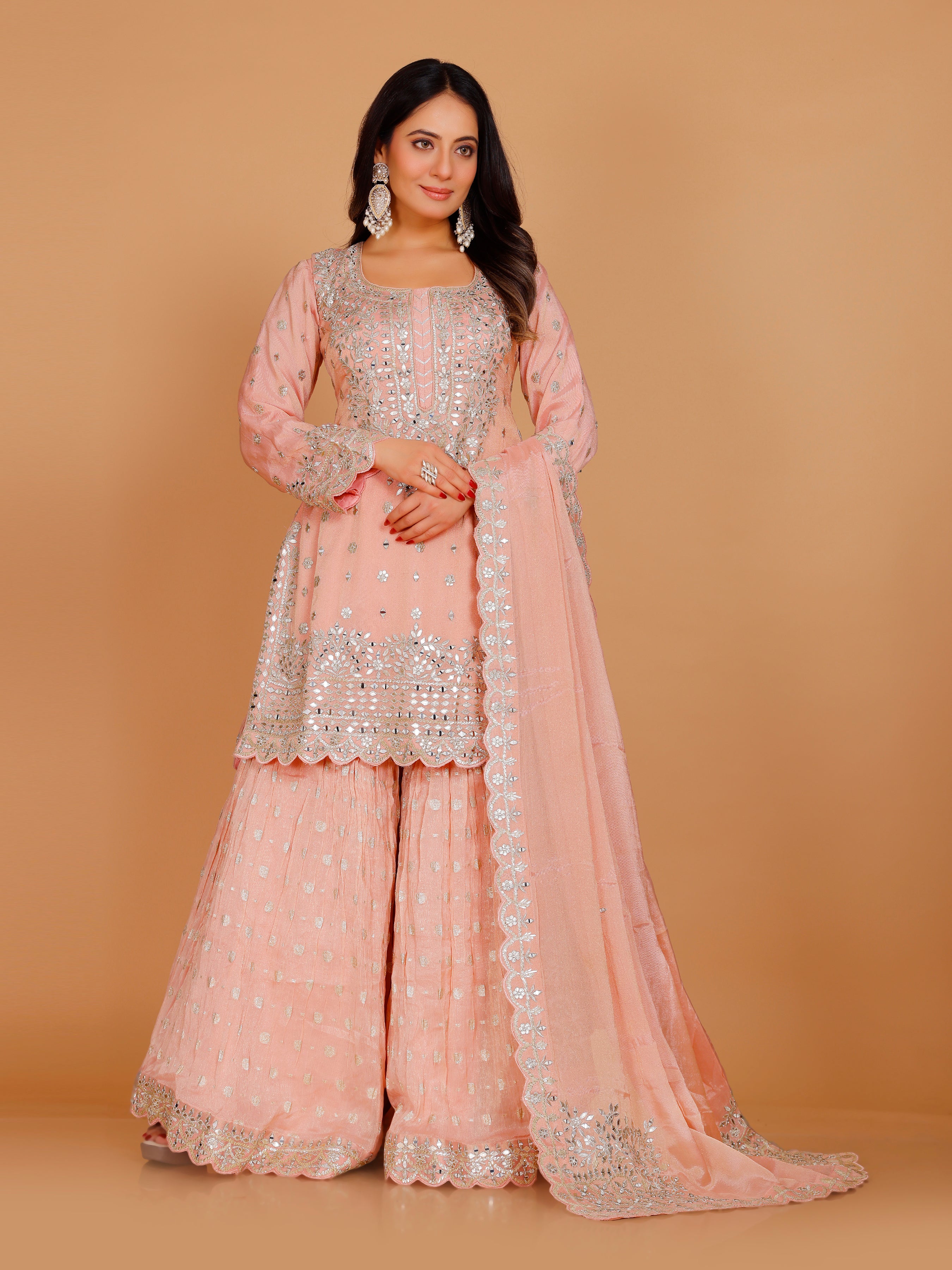 Tanisha Palazzo Suit - Roop Darshan