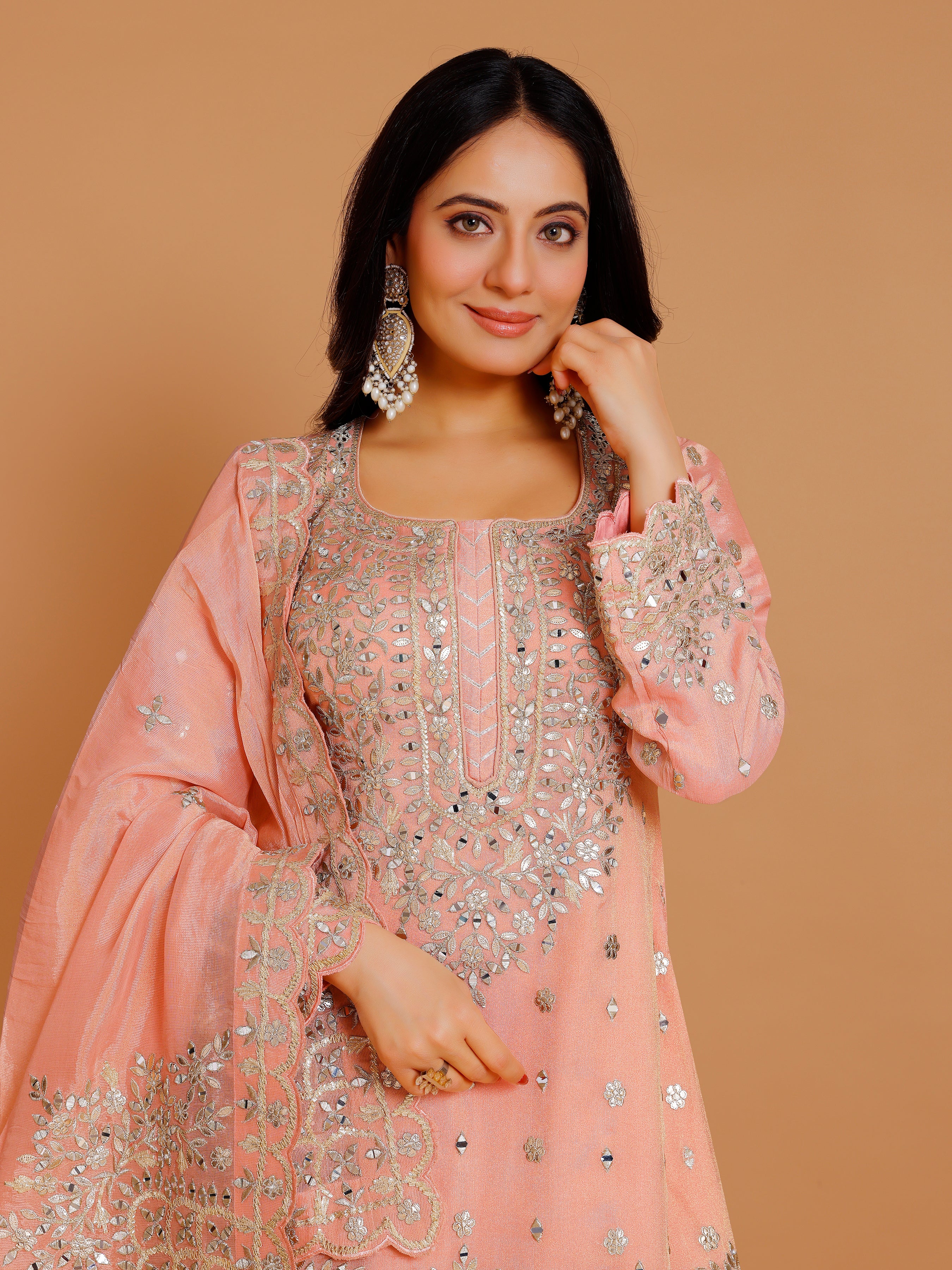 Tanisha Palazzo Suit - Roop Darshan