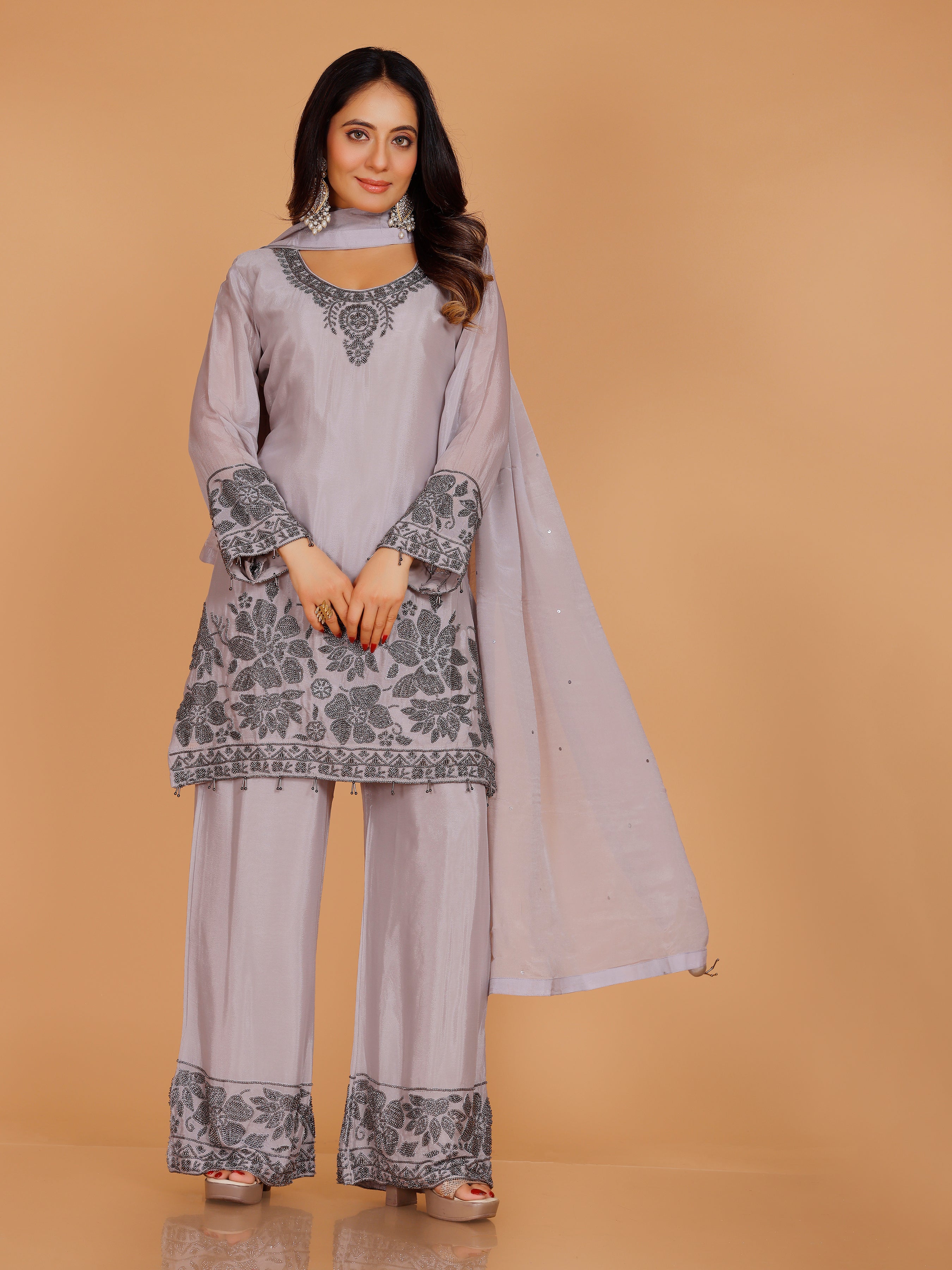 Ramya Palazzo Suit - Roop Darshan