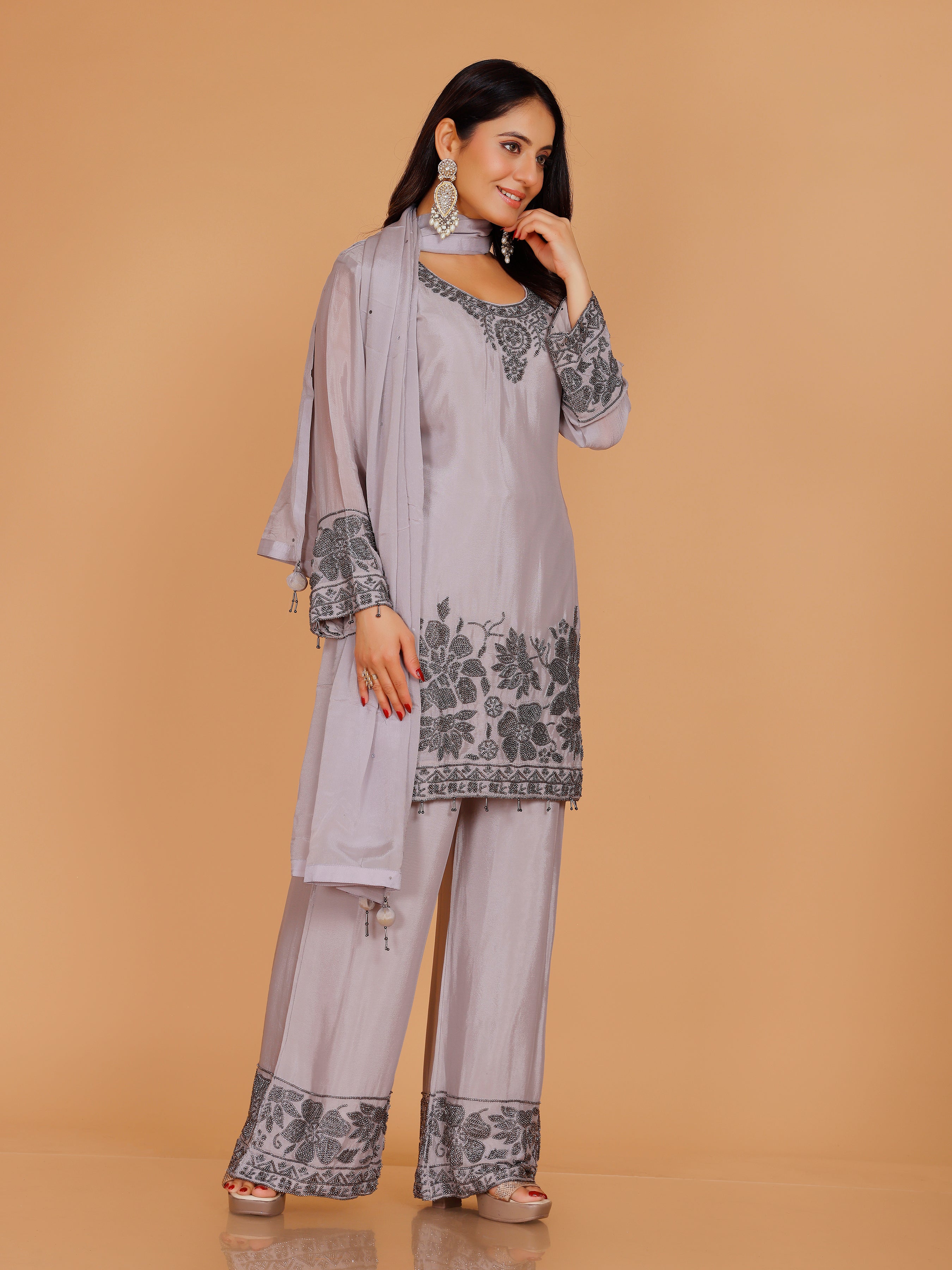 Ramya Palazzo Suit - Roop Darshan