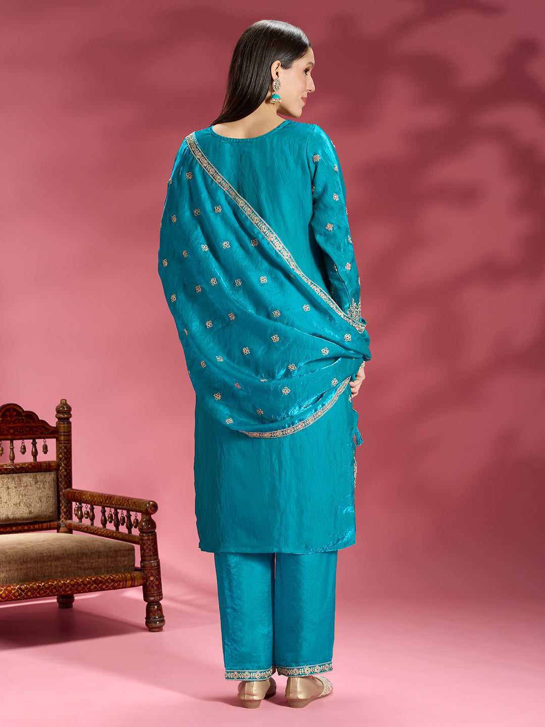 Amina Organza Kamiz & Pant