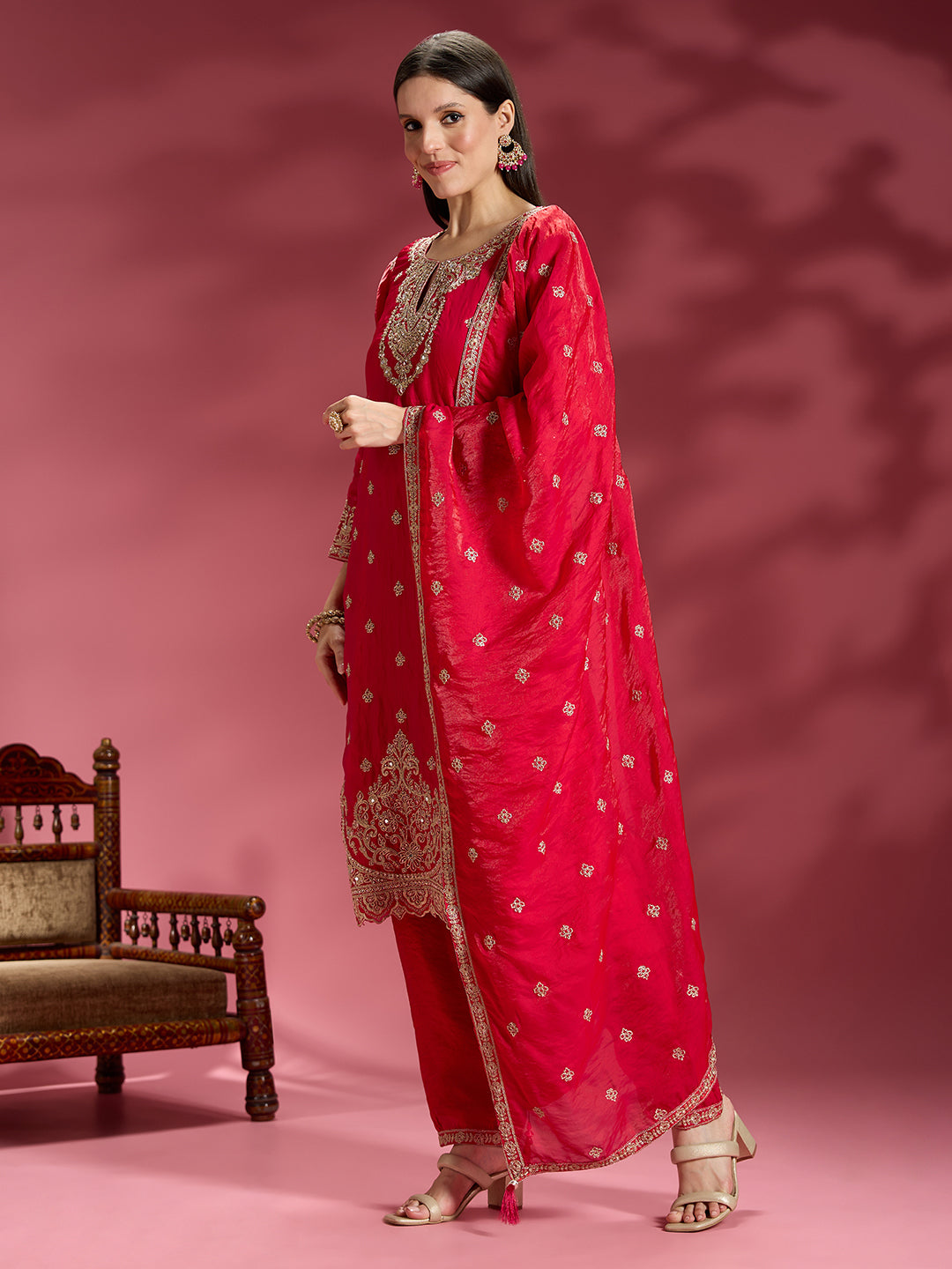 Amina Organza Kamiz & Pant