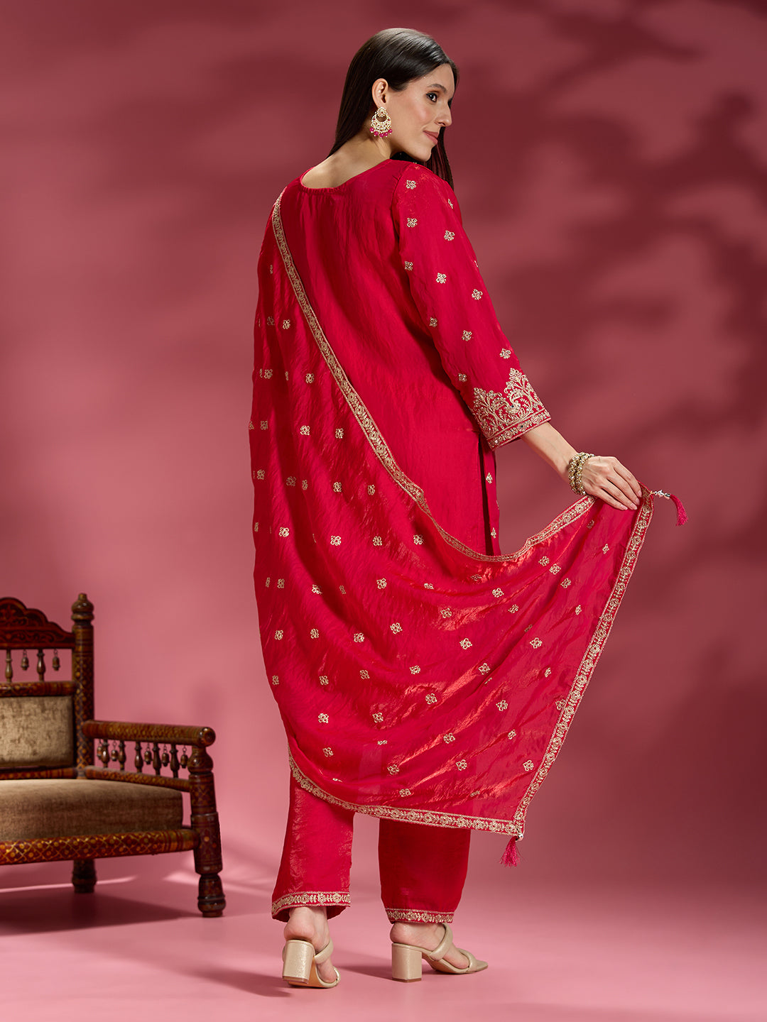 Amina Organza Kamiz & Pant