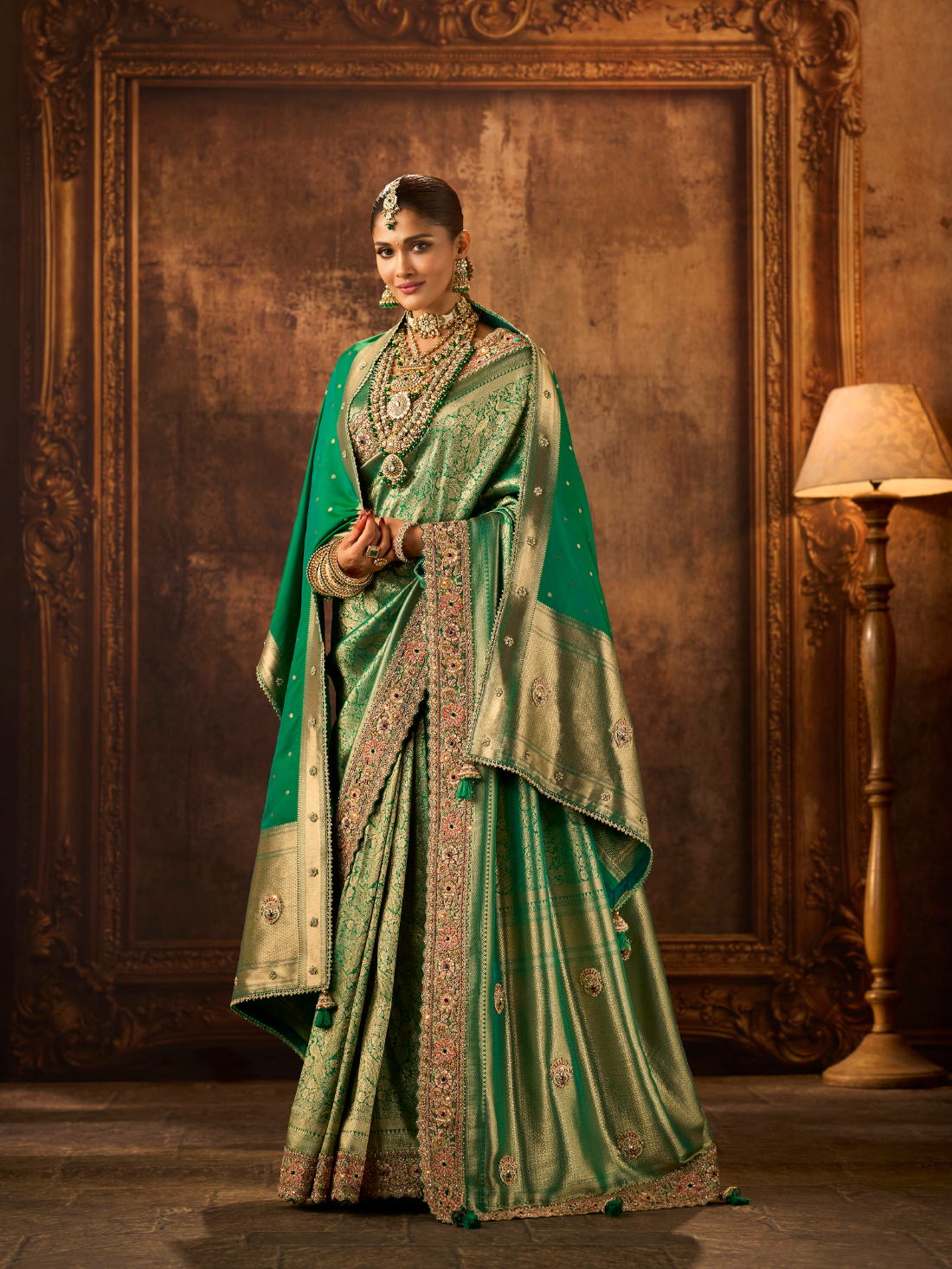 Anamika Zari Silk Ensemble