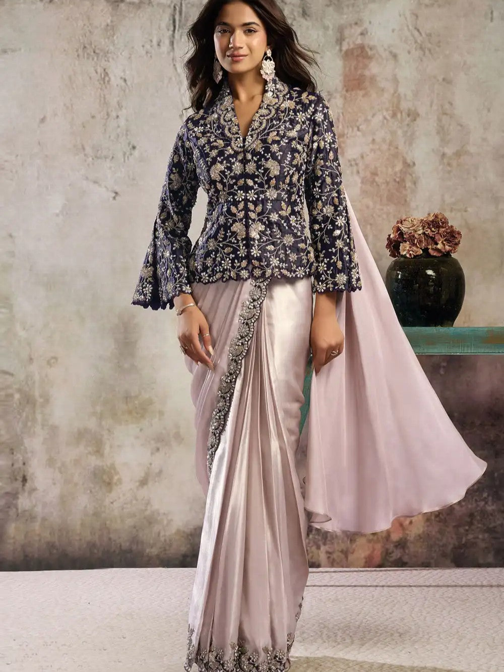 Disha Ready To Wear Choli Saree