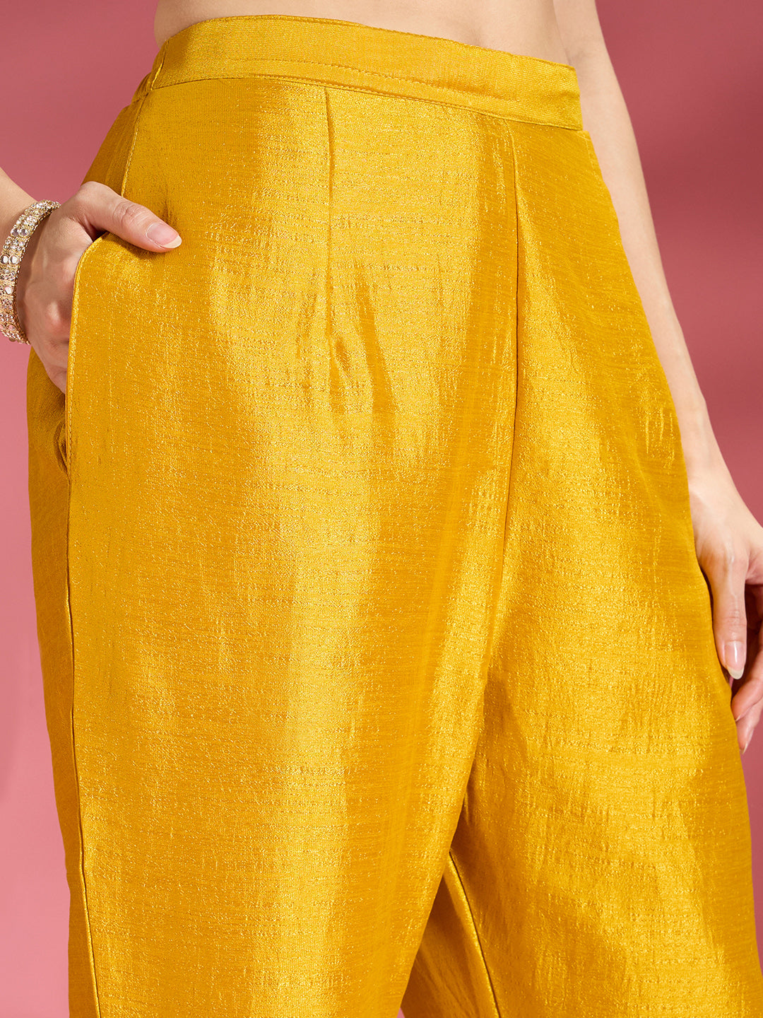 Vahida Silk Straight Suit