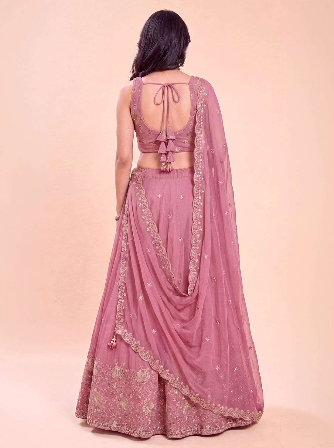Tanvi Tissue Lehenga Set