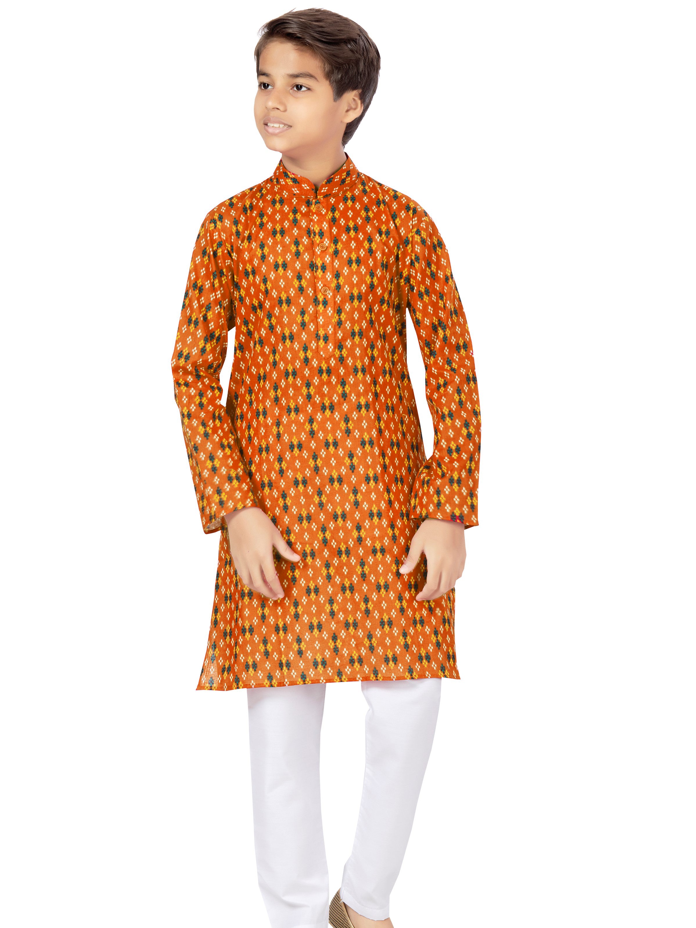 Boys Printed Kurta Payjama - Roop Darshan