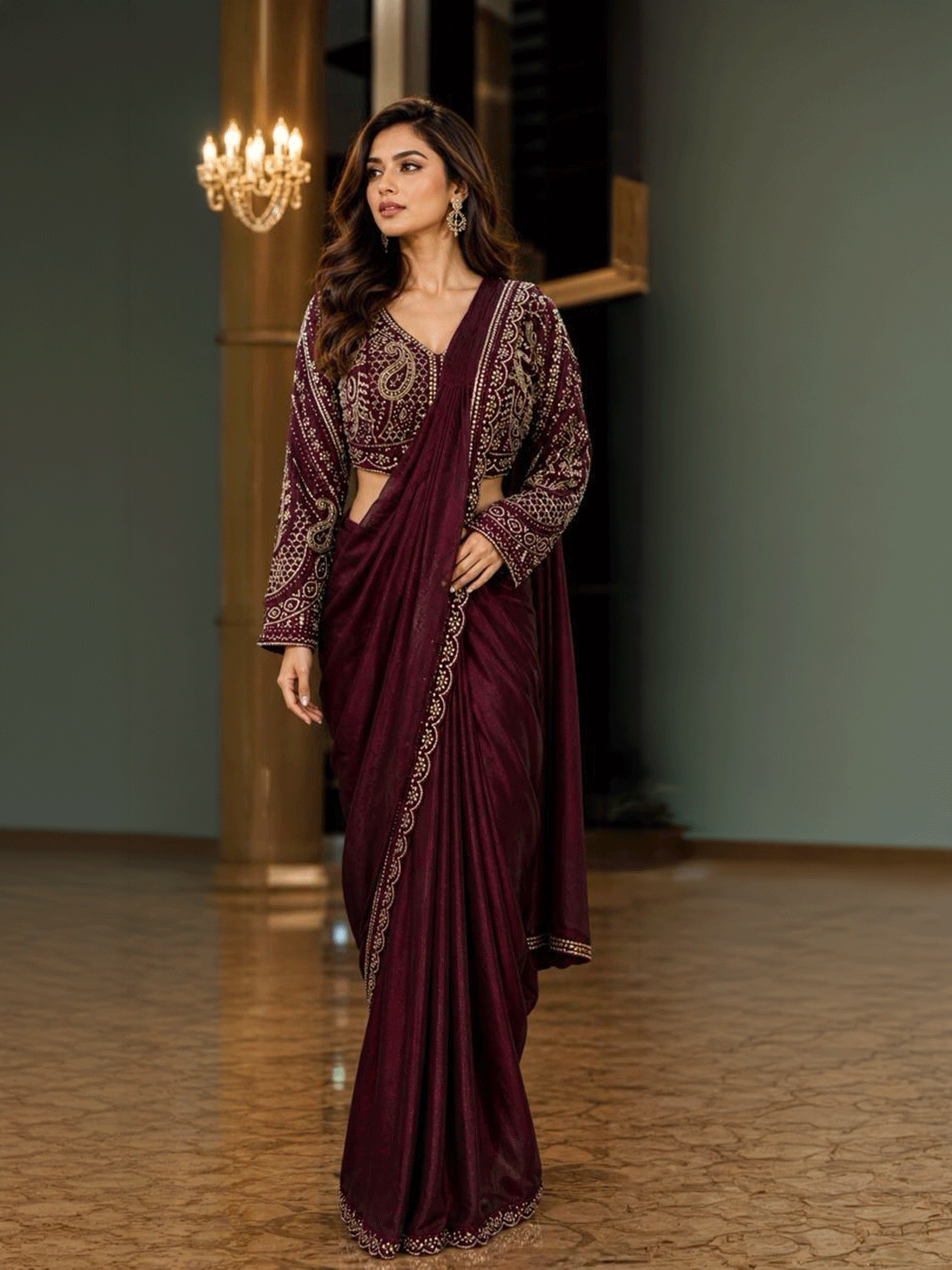 Avira Fendy Silk Choli Saree