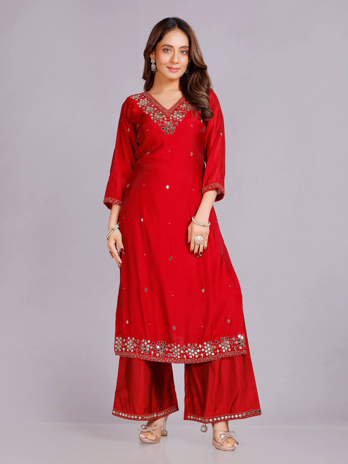 Twish Silk Mirror Kurti