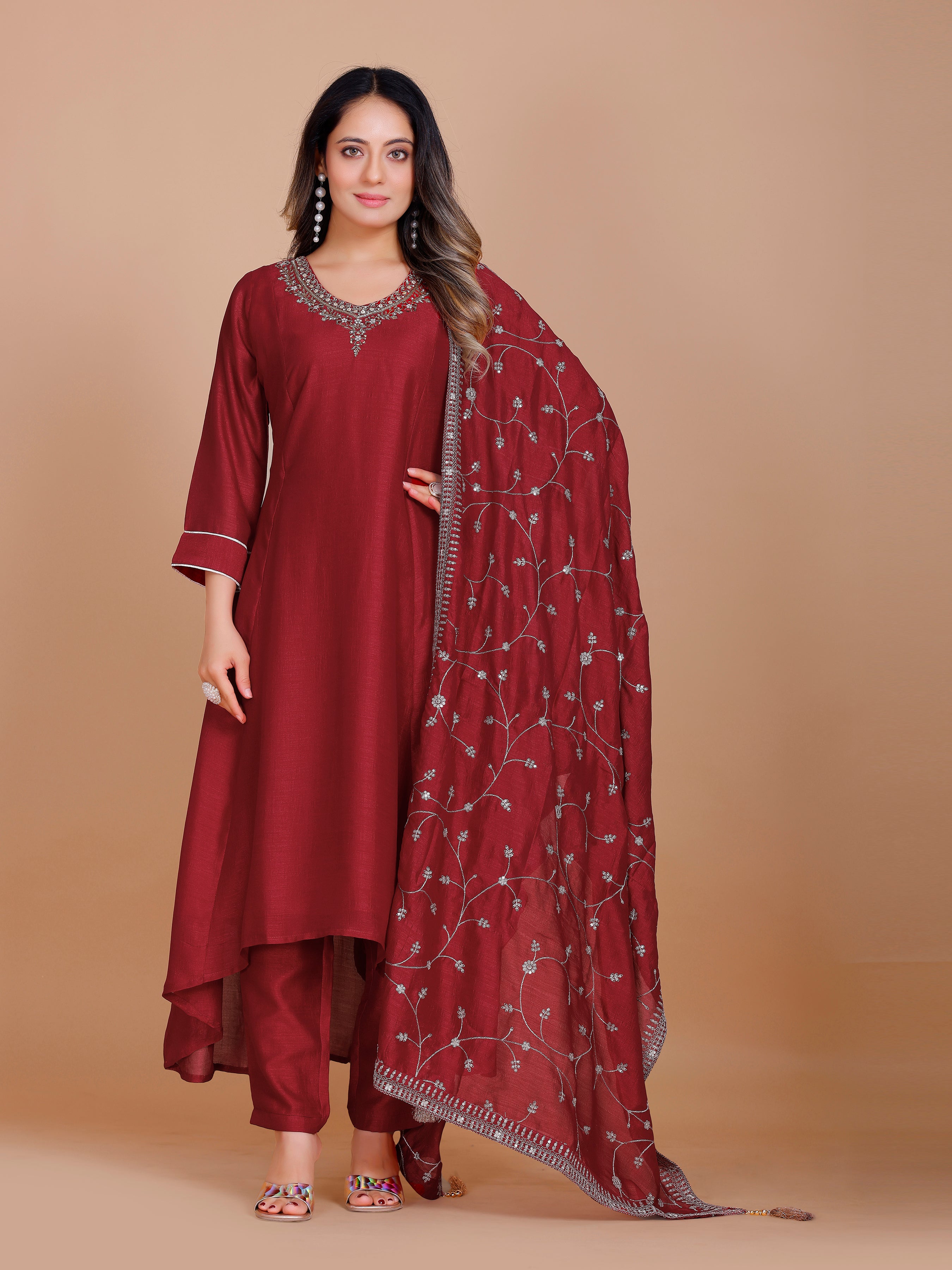 Hinal Flair Suit - Roop Darshan