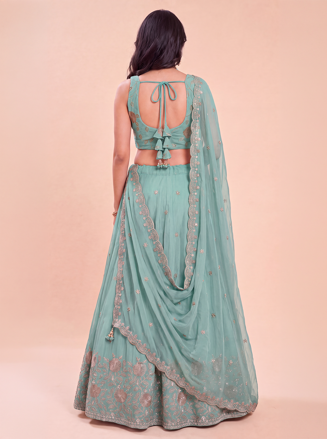 Tanvi Tissue Lehenga Set