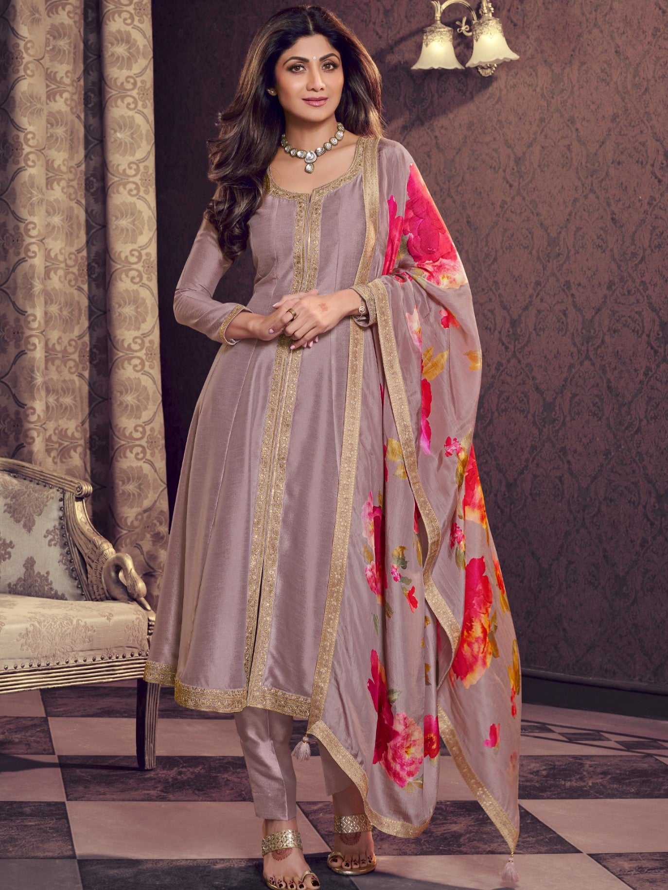 Meera Flair Kamiz & Pant - Roop Darshan