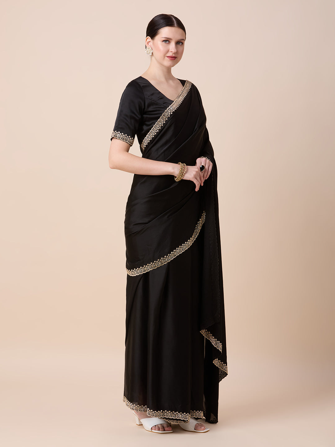 Vanya Ready to Wear Saree Gown - Roop Darshan