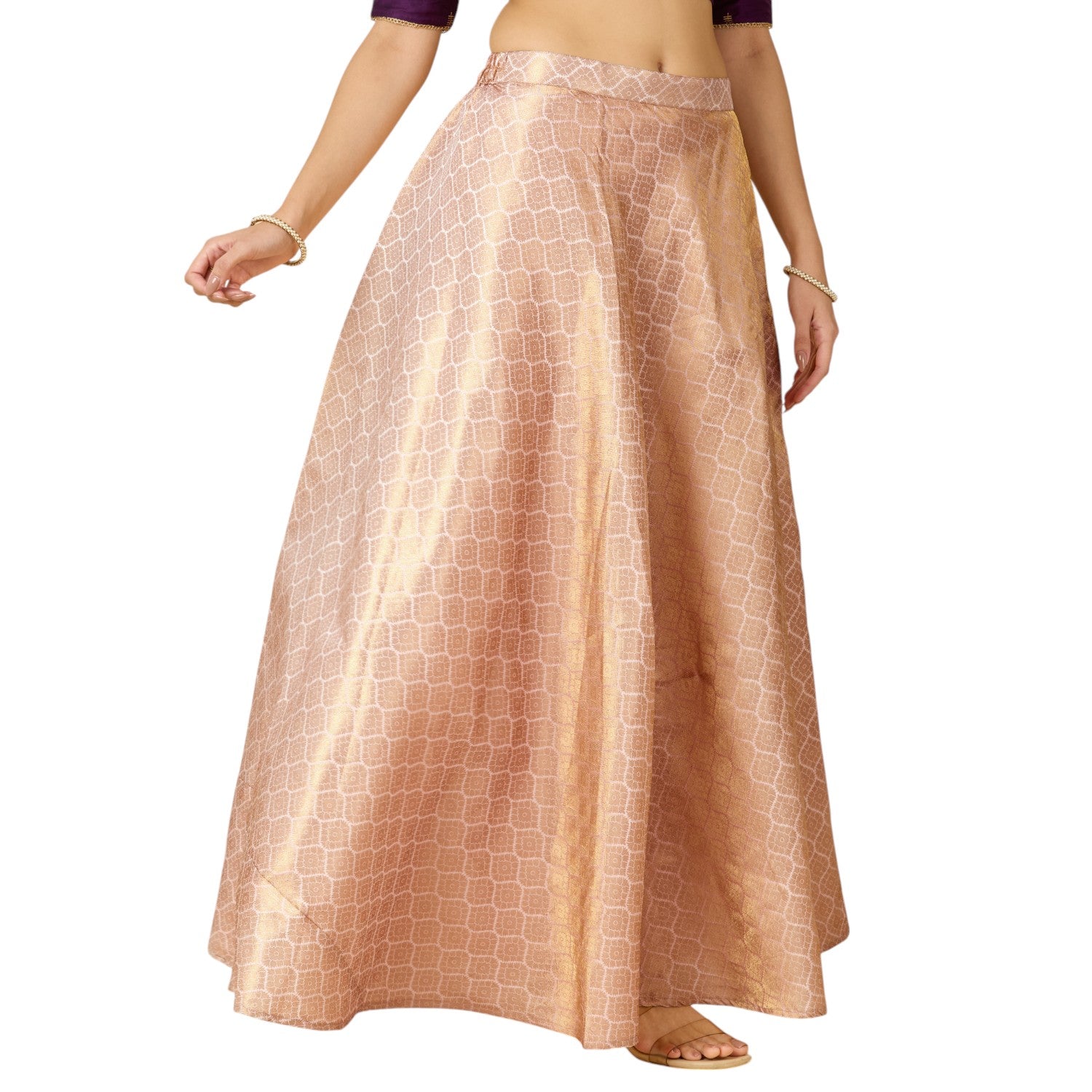 Dhara Brocade Skirt - Roop Darshan