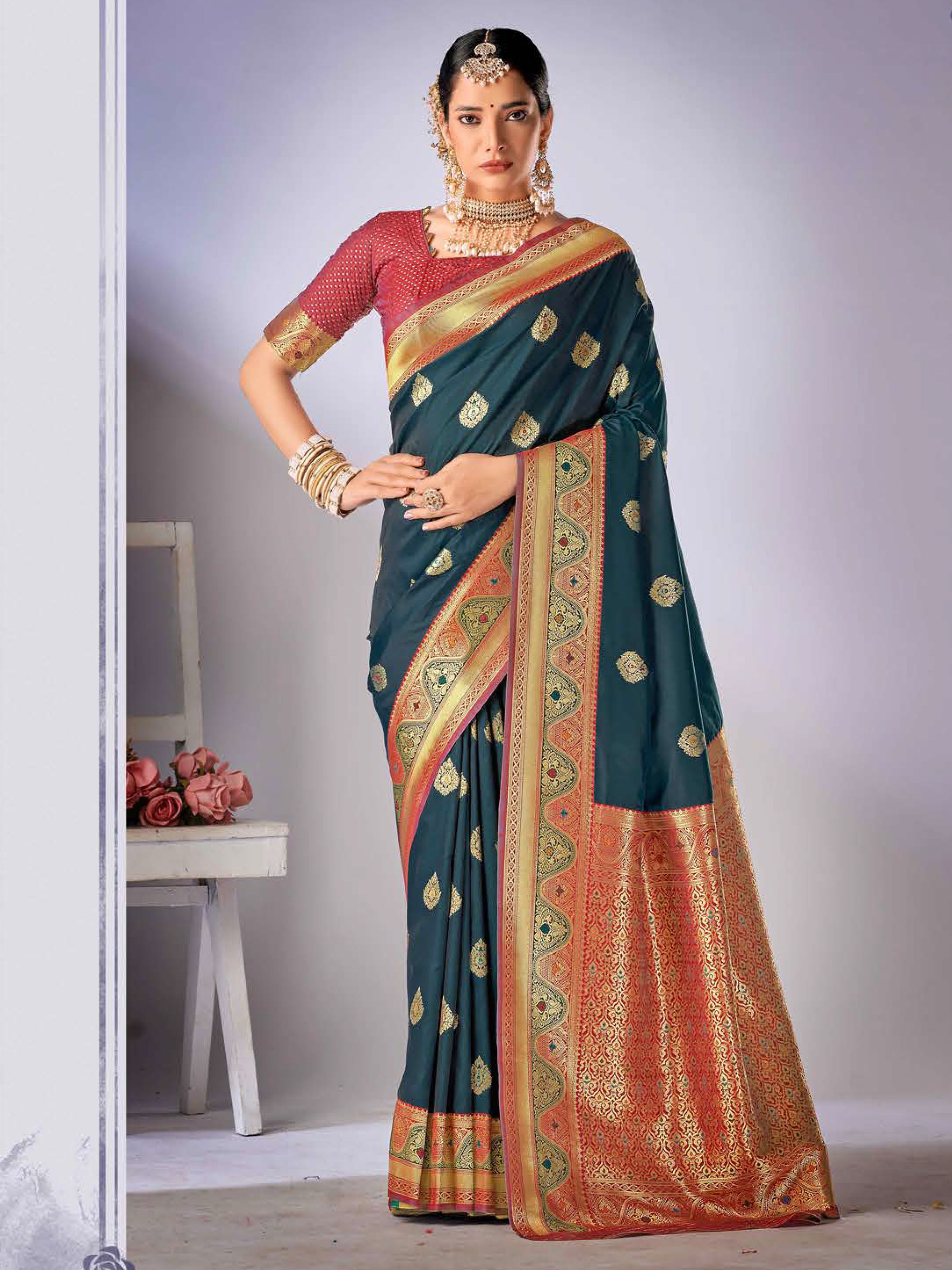 Pallavi Saree - Roop Darshan
