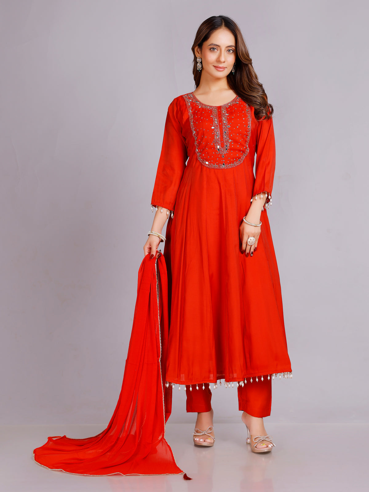Ziya Silk Flair Suit