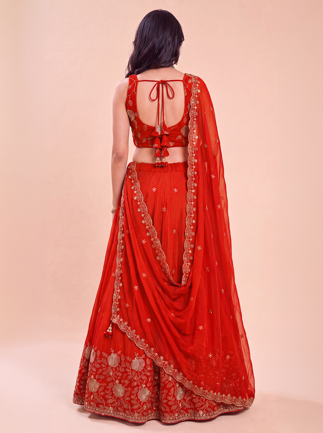 Tanvi Tissue Lehenga Set