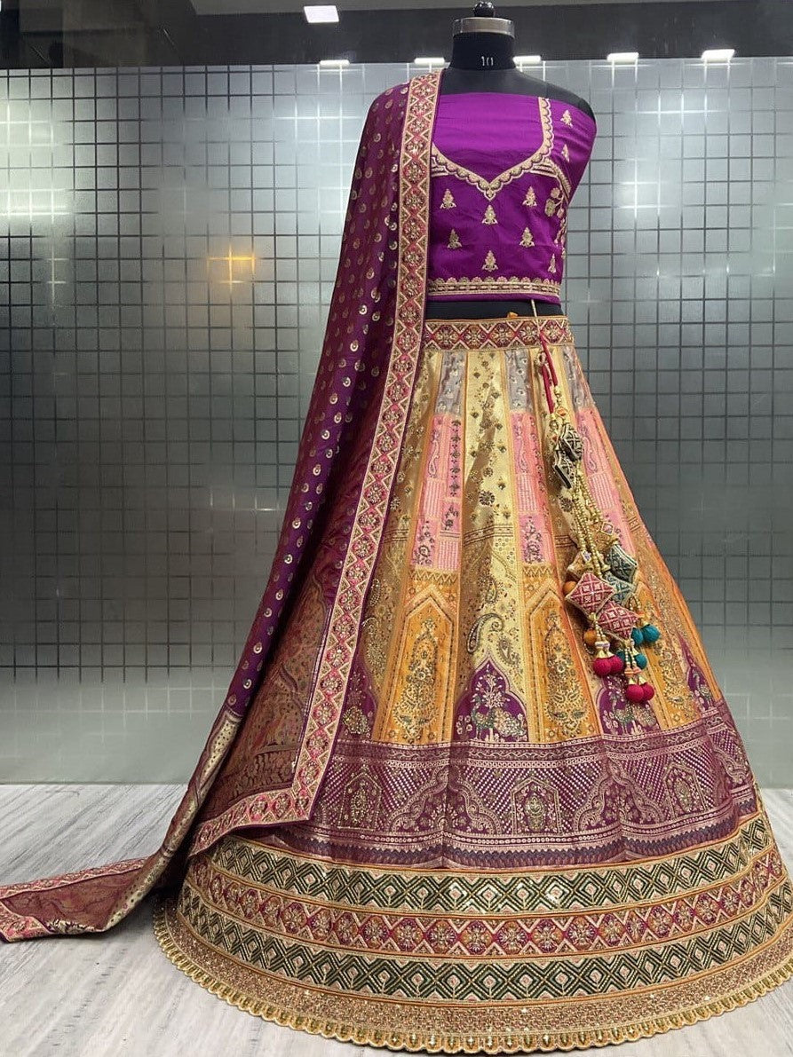 Akshu Unstitched Lehenga Choli - Roop Darshan