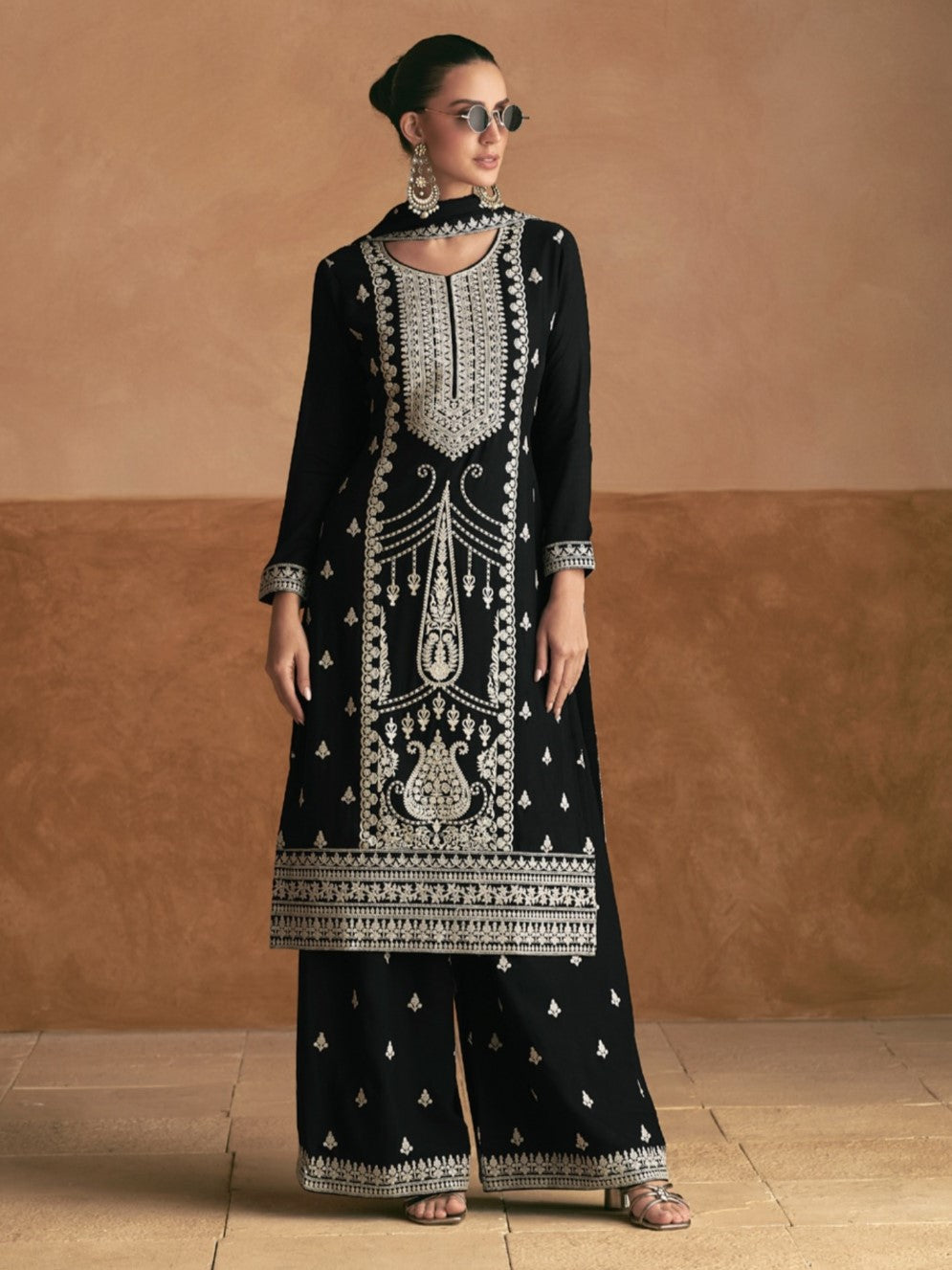 Siya Palazzo Suit - Roop Darshan