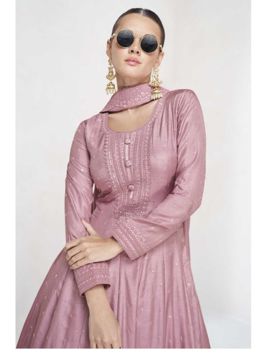 Nisha Gown With Dupatta - Roop Darshan