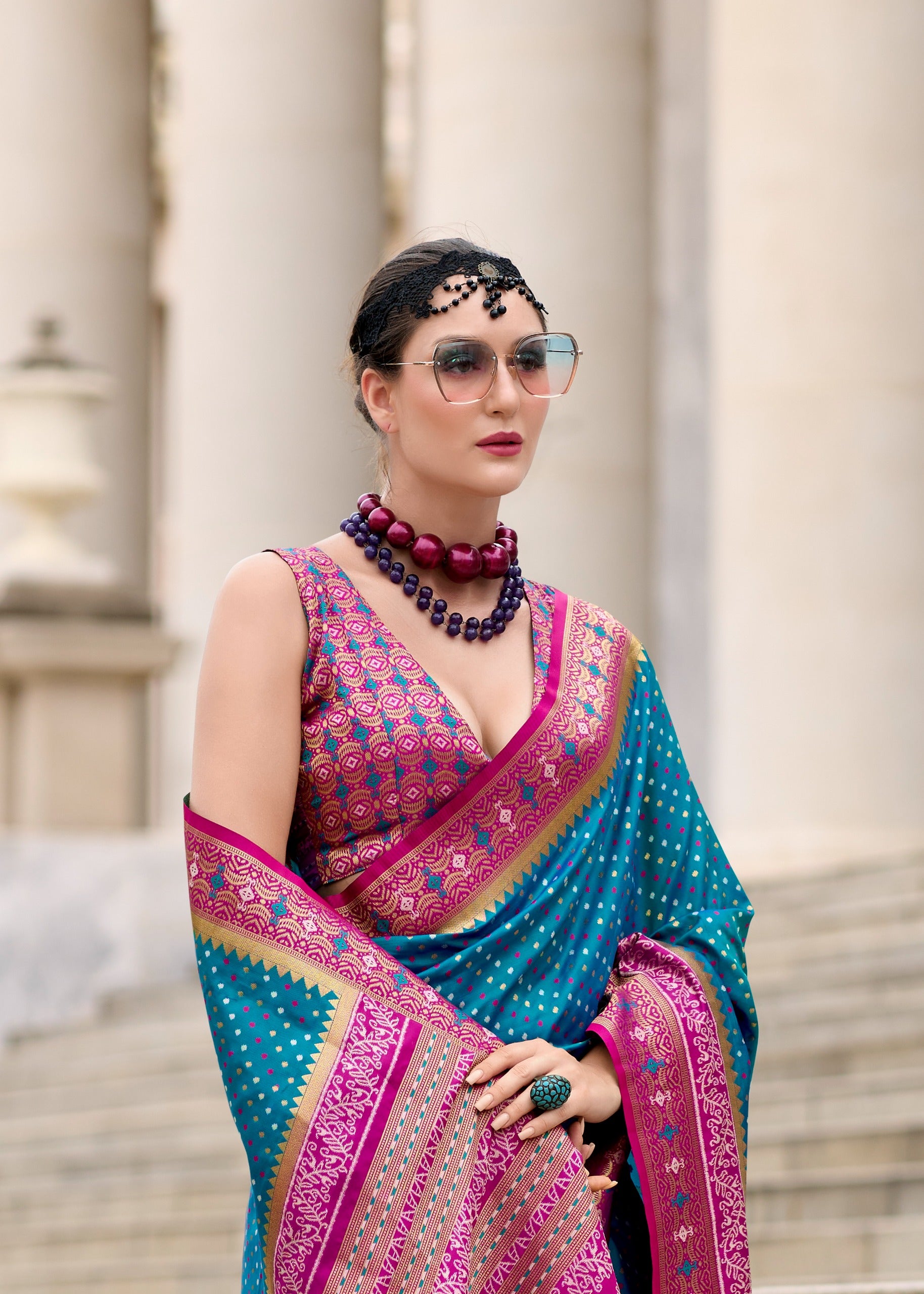 Karthika Silk Saree - Roop Darshan