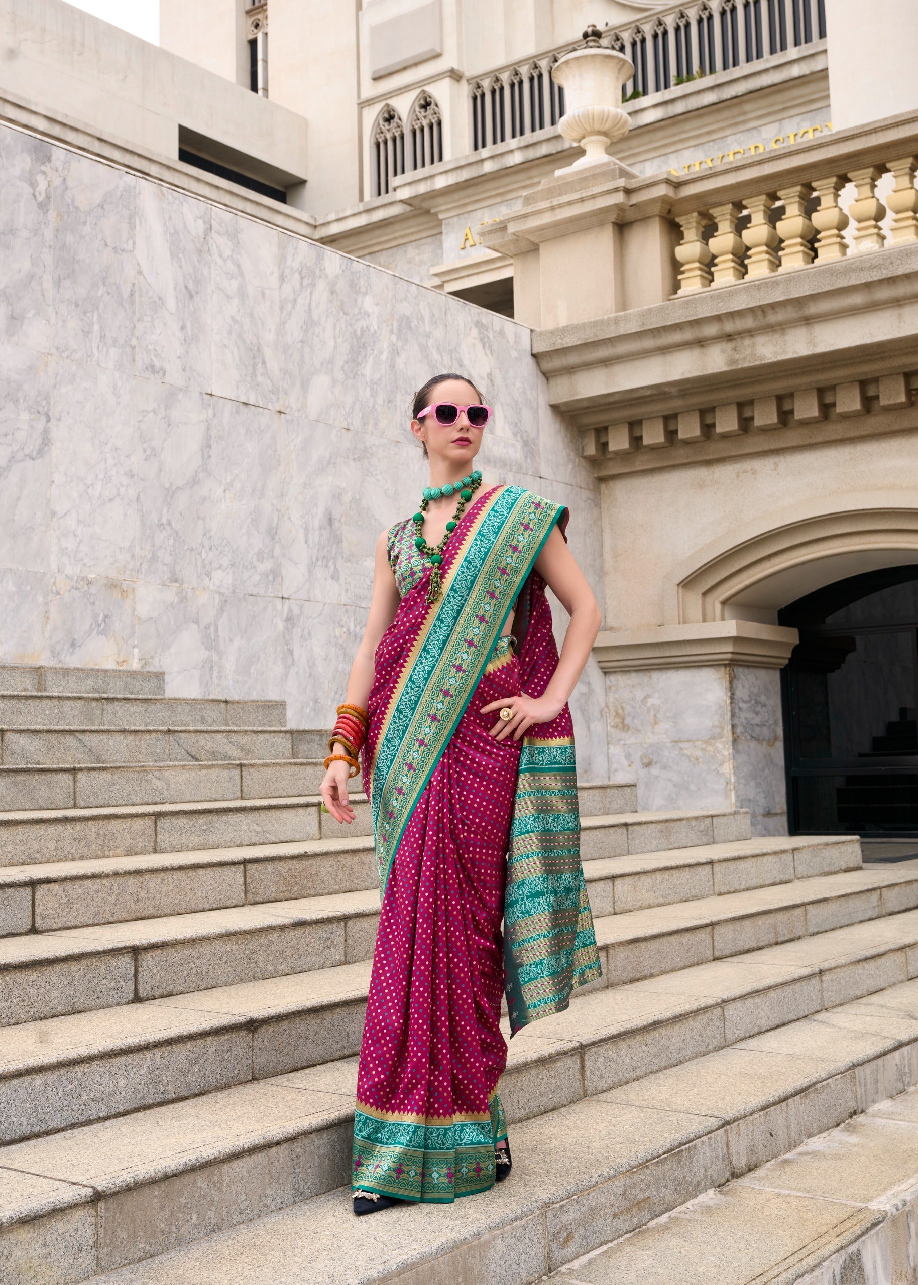 Karthika Silk Saree - Roop Darshan
