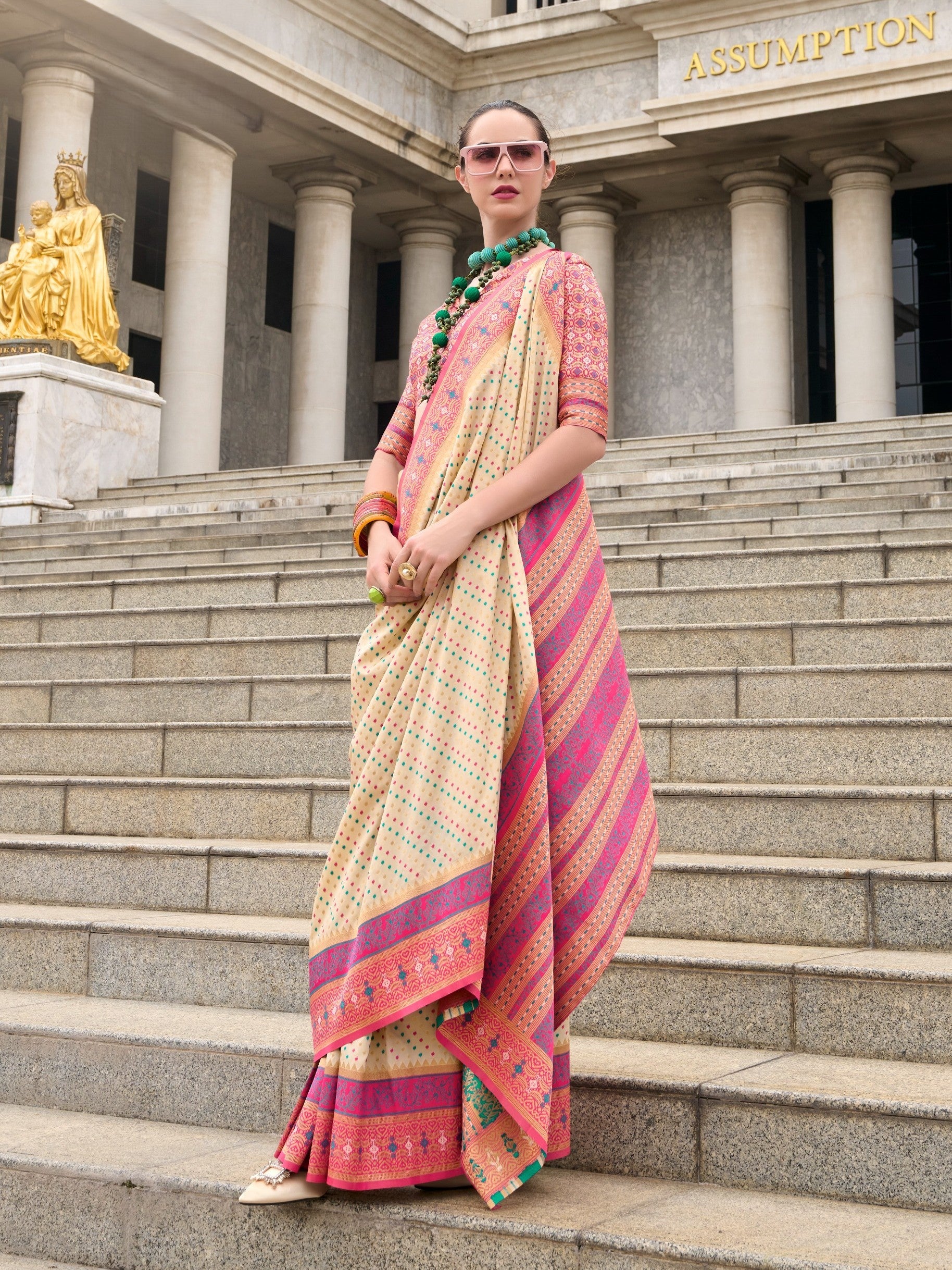 Karthika Silk Saree - Roop Darshan