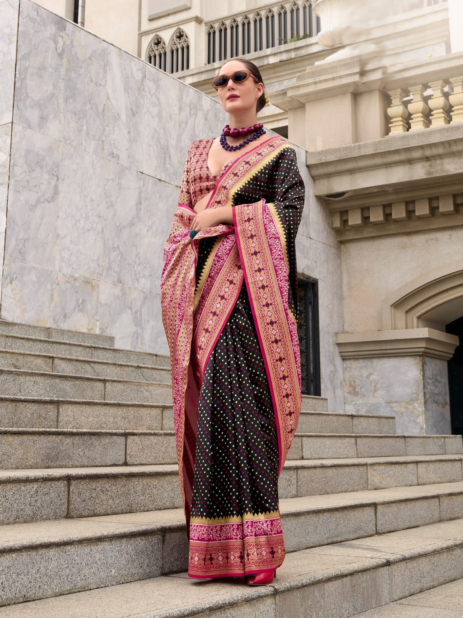 Karthika Silk Saree - Roop Darshan