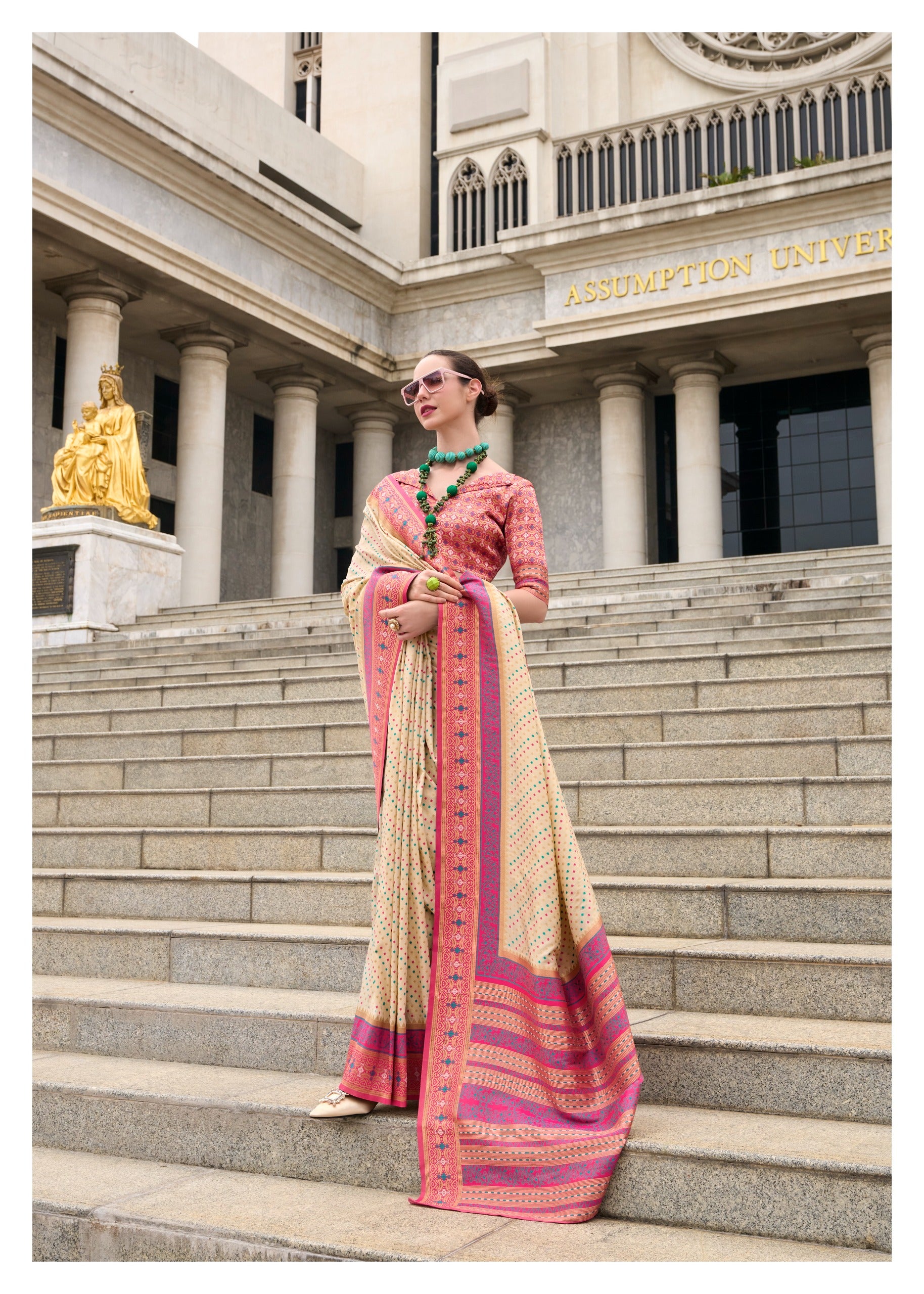 Karthika Silk Saree - Roop Darshan