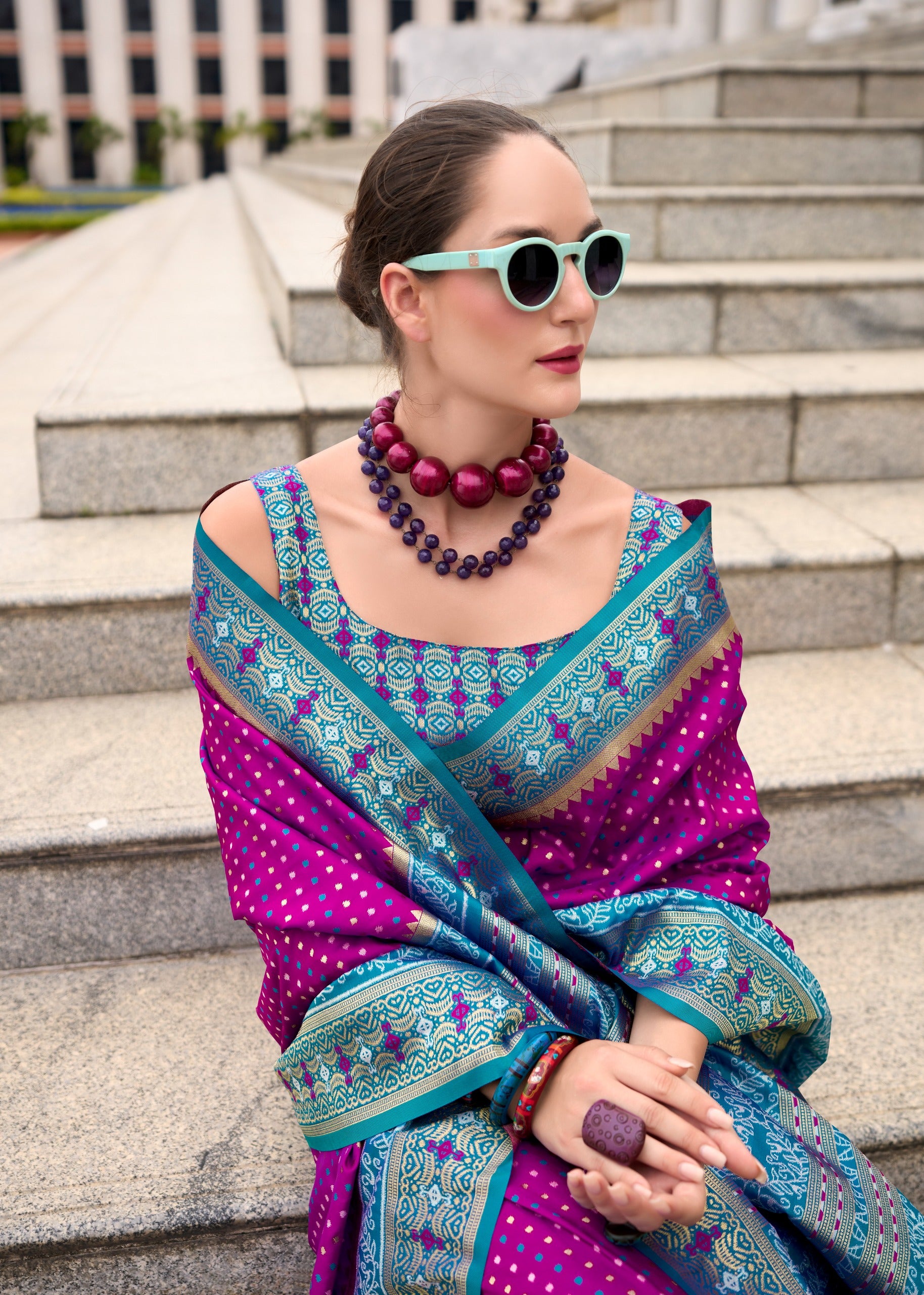 Karthika Silk Saree - Roop Darshan