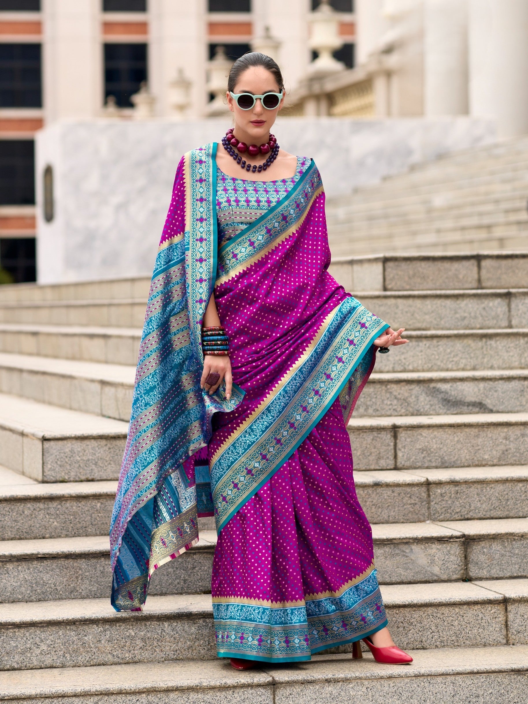 Karthika Silk Saree - Roop Darshan