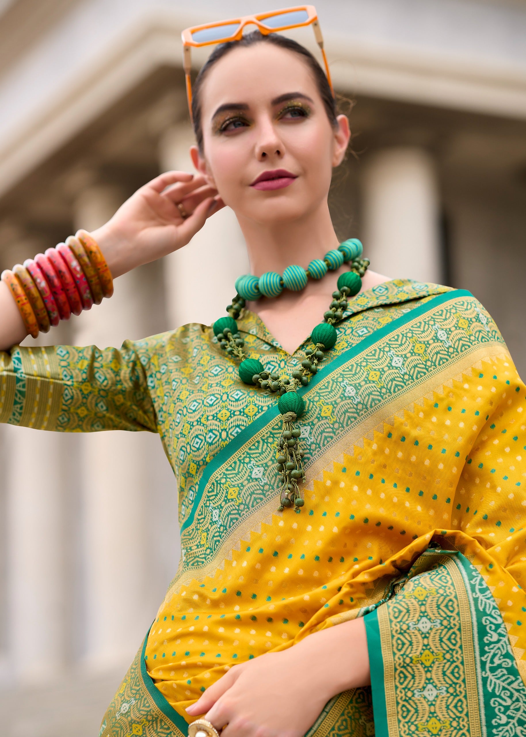 Karthika Silk Saree - Roop Darshan