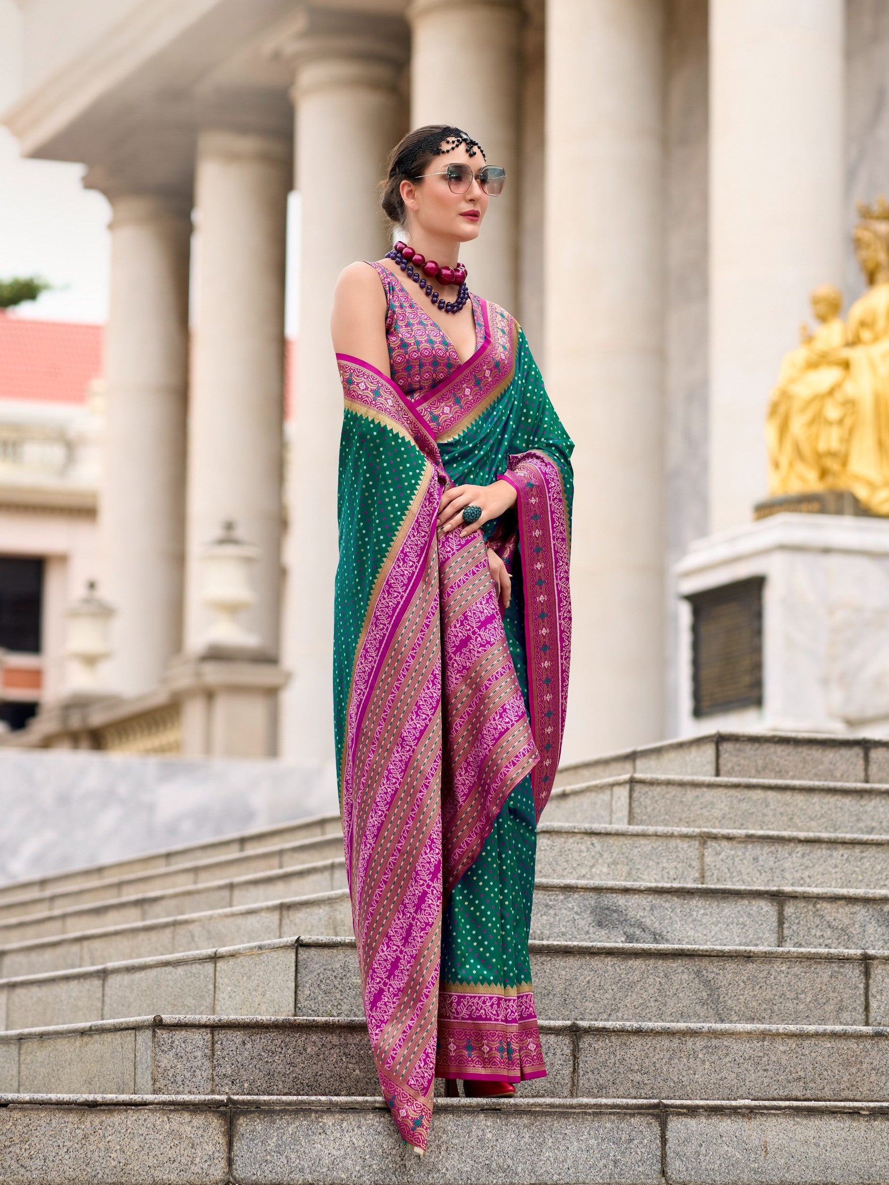 Karthika Silk Saree - Roop Darshan