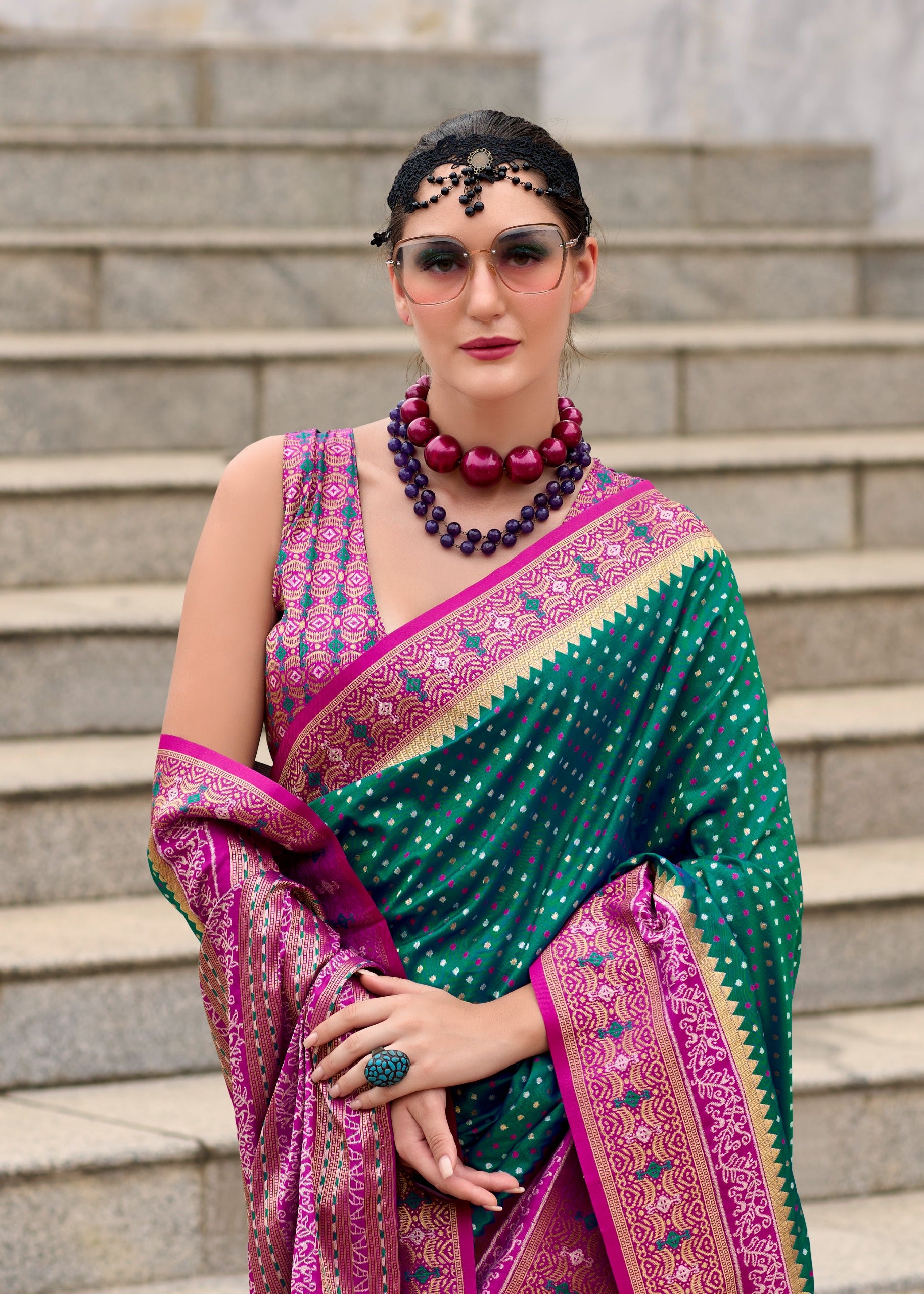 Karthika Silk Saree - Roop Darshan