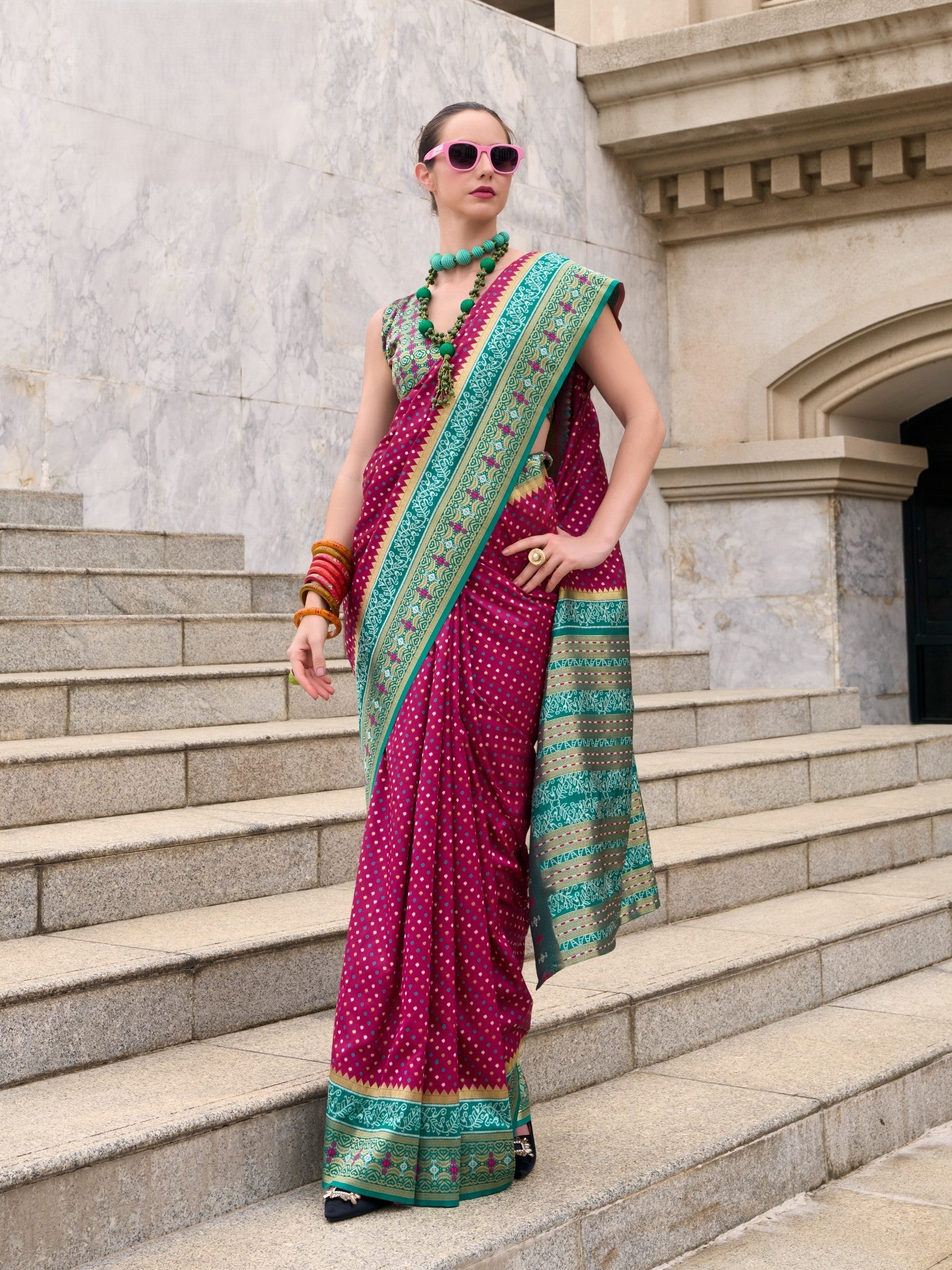 Karthika Silk Saree - Roop Darshan