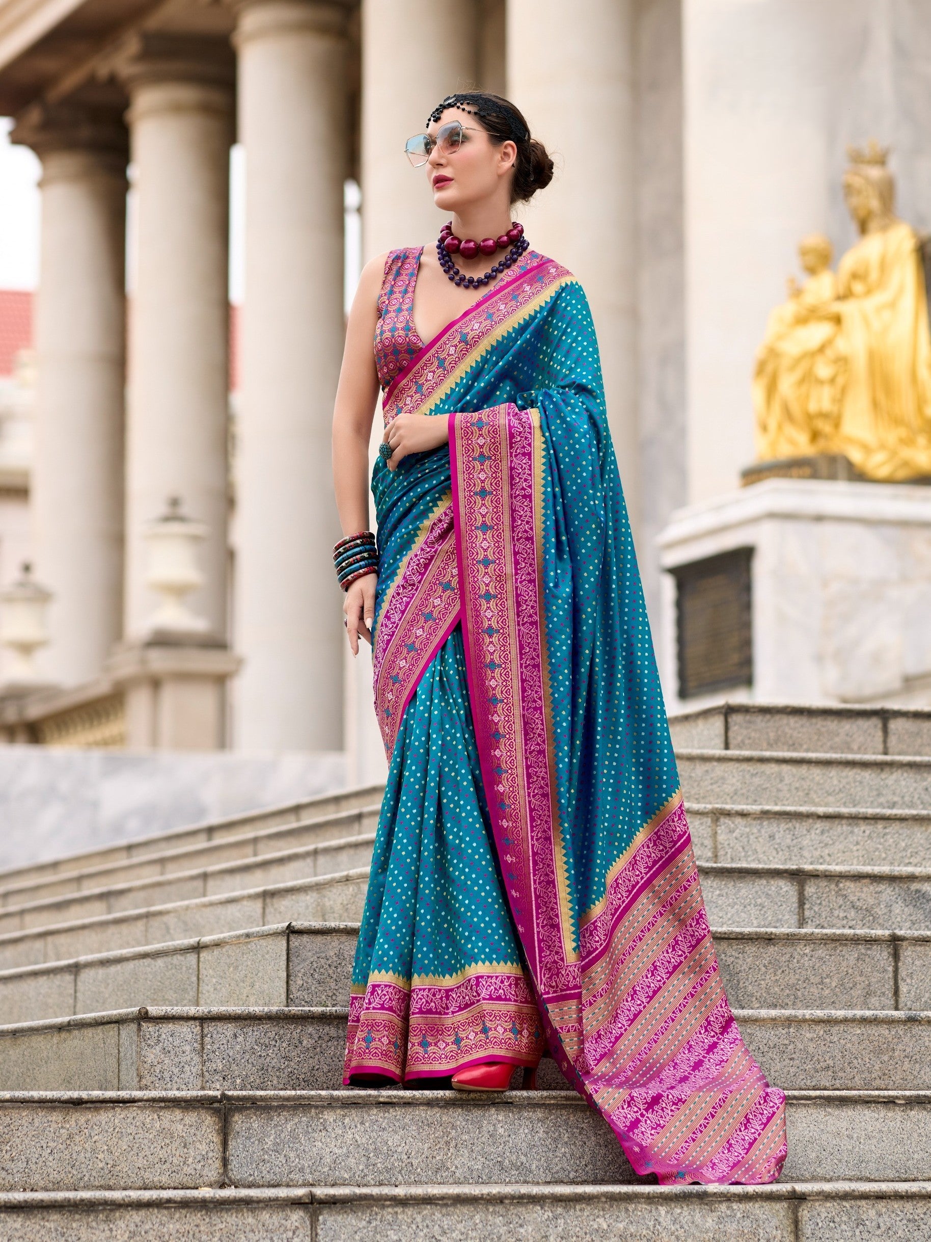 Karthika Silk Saree - Roop Darshan