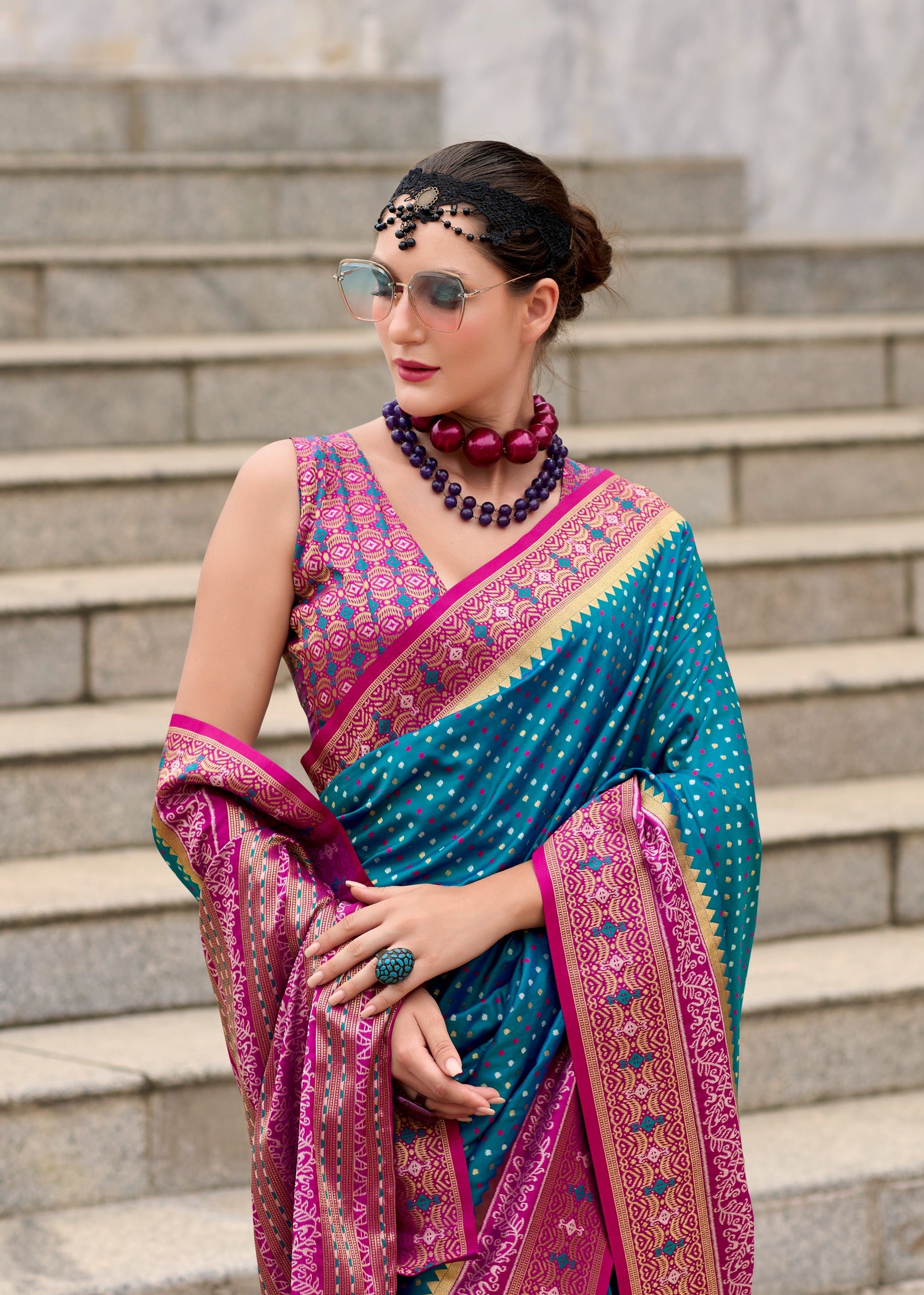 Karthika Silk Saree - Roop Darshan