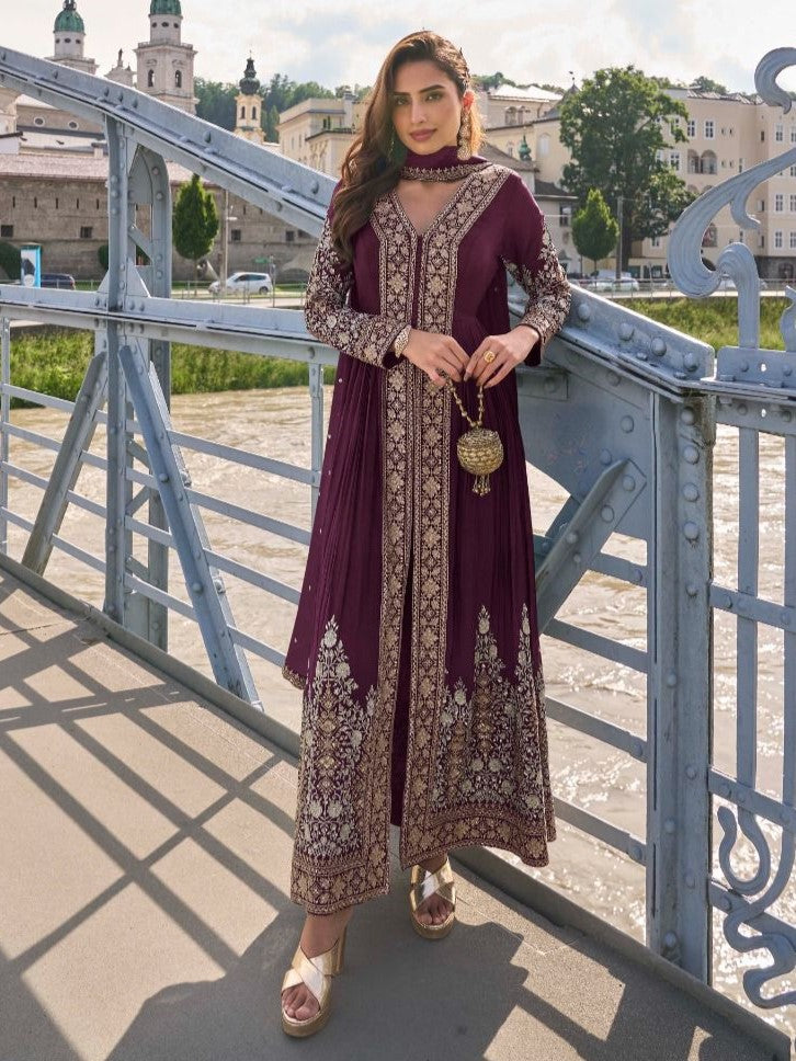 Nisha Flair Suit - Roop Darshan