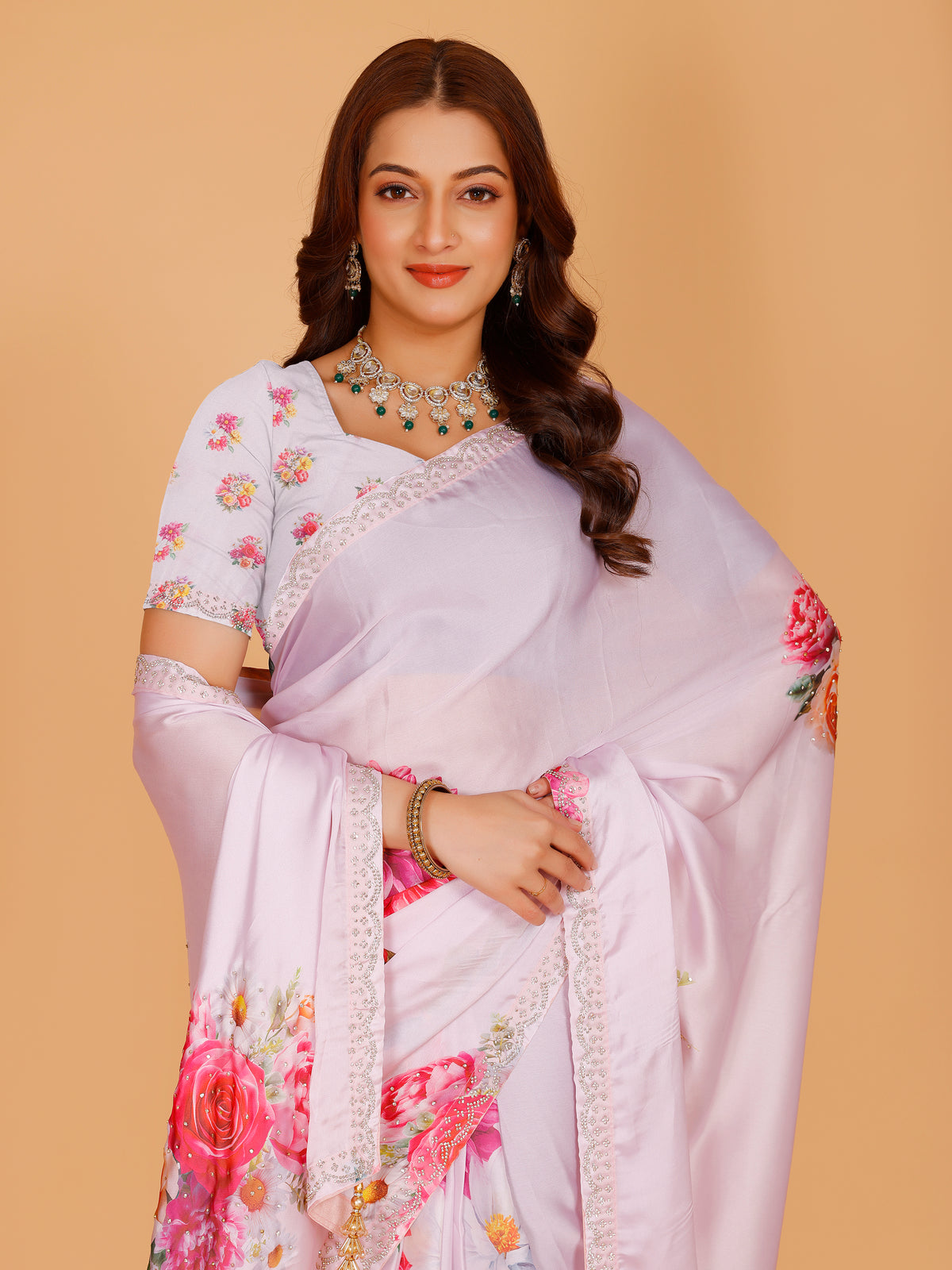 Mishka Silk Printed Saree
