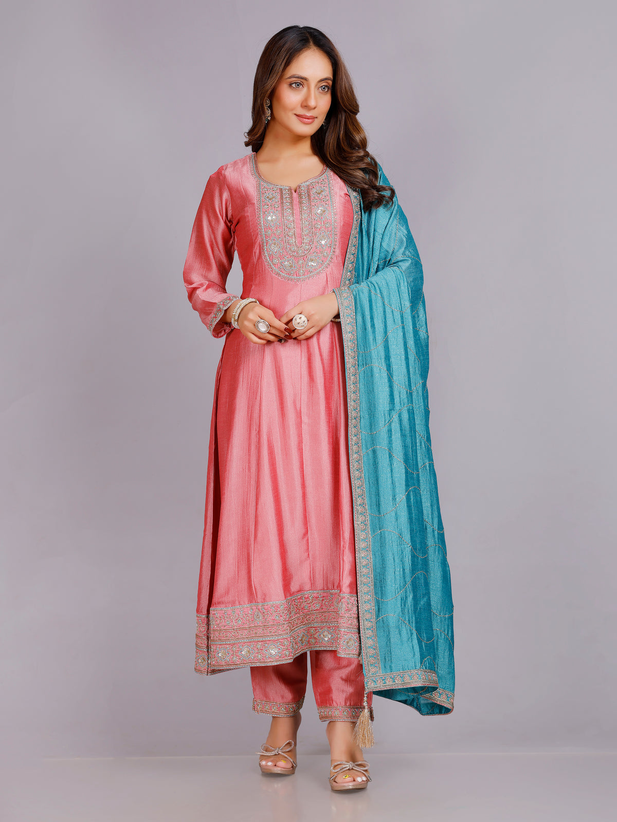 Rishita Silk Embellished Suit