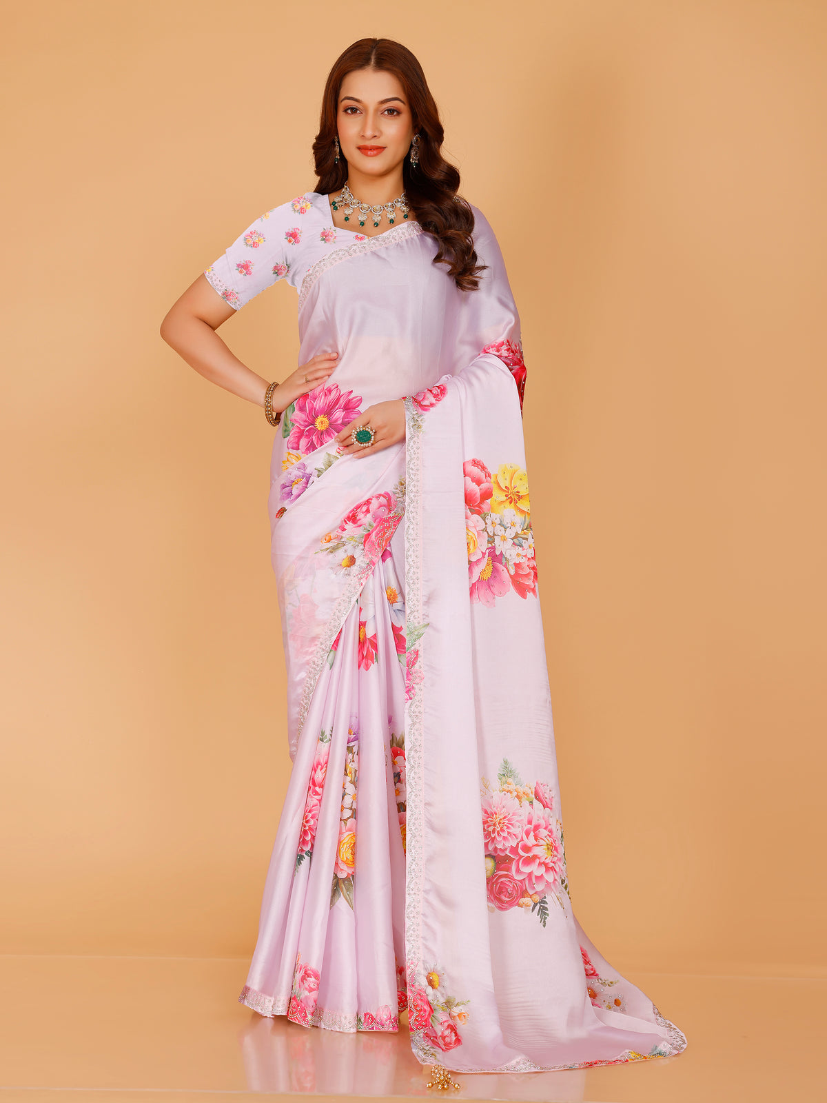 Mishka Silk Printed Saree