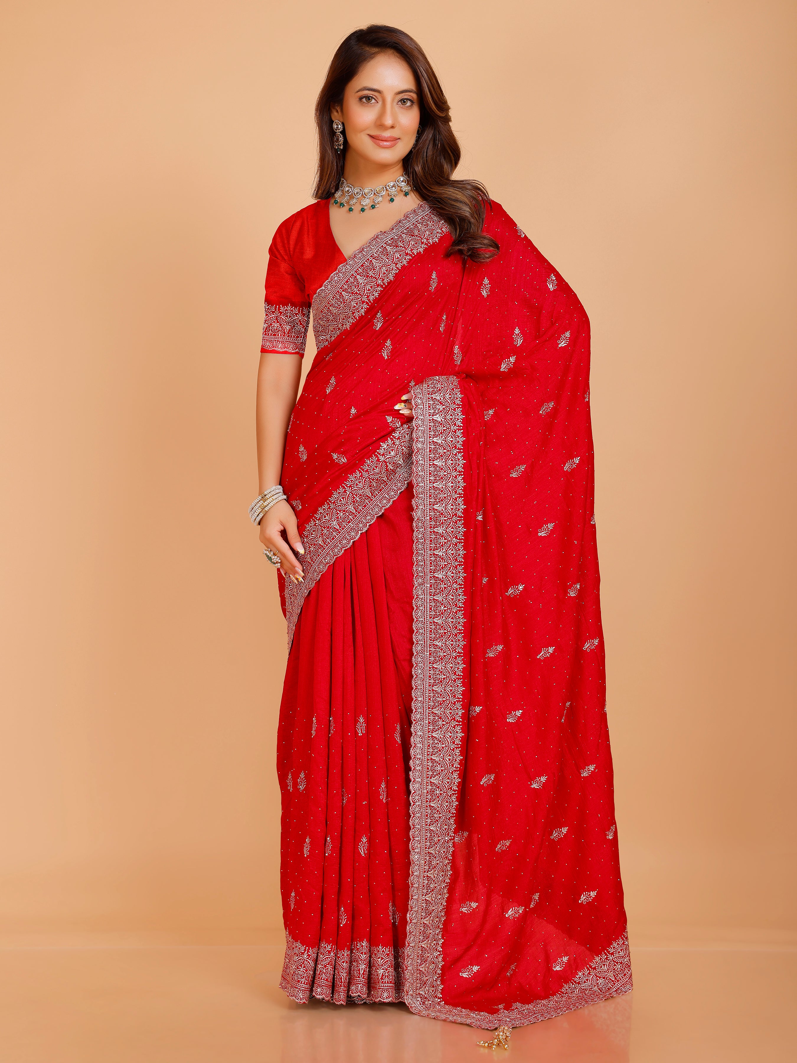 Vanshika Silk Zari Saree